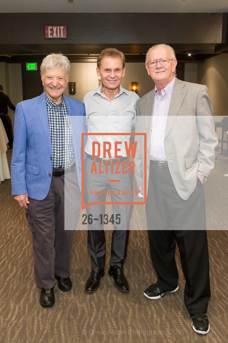 Milton Mosk, Joe Seiler, Tom Foutch, REAF Underwriters Pre Gala Party with Lt. Governor Gavin Newsom, E&O Kitchen and Bar. 314 Sutter St, San Francisco, CA 94108, August 9th, 2016, Photo #26-1345 Milton Mosk, Joe Seiler, Tom Foutch, Photo #26-1345
