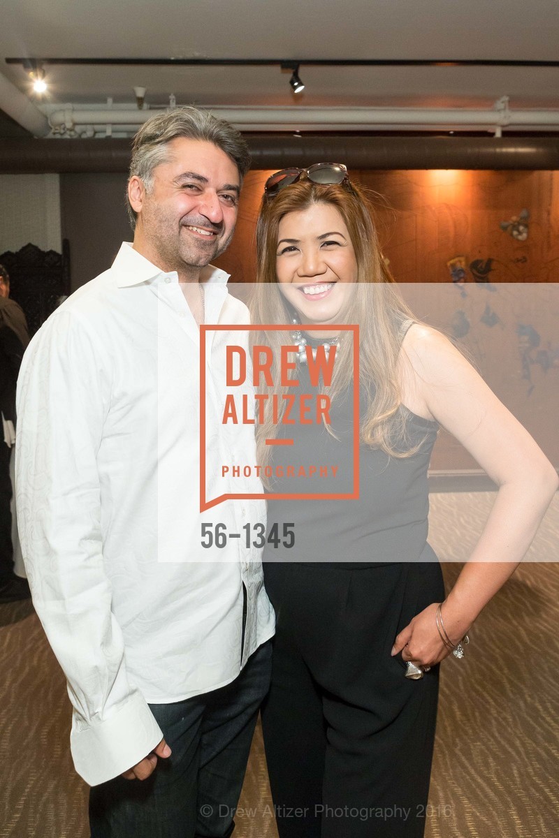 Hooman Khalili, Kaye Cloutman, REAF Underwriters Pre Gala Party with Lt. Governor Gavin Newsom, E&O Kitchen and Bar. 314 Sutter St, San Francisco, CA 94108, August 9th, 2016, Photo #56-1345 Hooman Khalili, Kaye Cloutman, Photo #56-1345