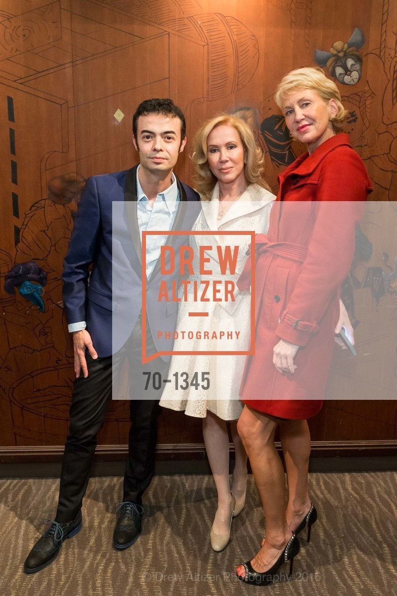 Orkut Buyukkokten, Sophie Azouaou, Jill Pietrowiak, REAF Underwriters Pre Gala Party with Lt. Governor Gavin Newsom, E&O Kitchen and Bar. 314 Sutter St, San Francisco, CA 94108, August 9th, 2016, Photo #70-1345 Orkut Buyukkokten, Sophie Azouaou, Jill Pietrowiak, Photo #70-1345