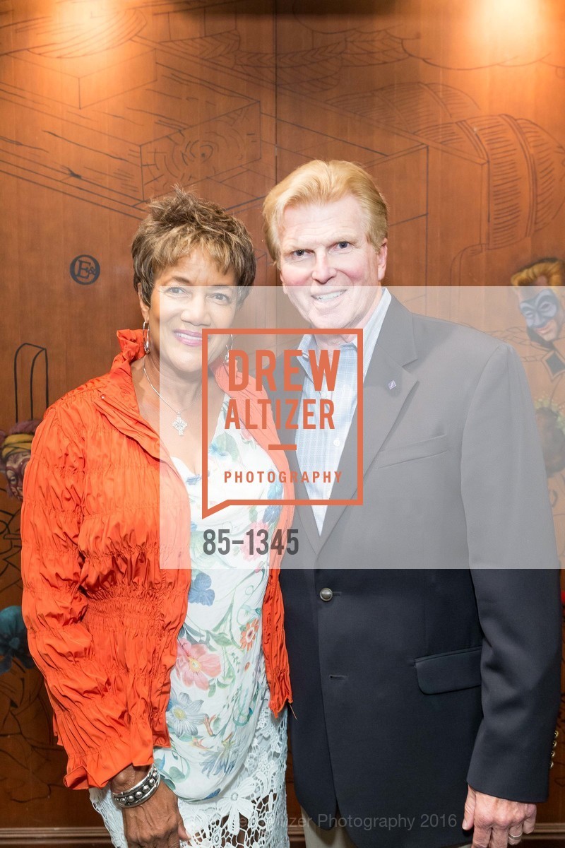 Carol Batte, Ron Buckhammer, REAF Underwriters Pre Gala Party with Lt. Governor Gavin Newsom, E&O Kitchen and Bar. 314 Sutter St, San Francisco, CA 94108, August 9th, 2016, Photo #85-1345 Carol Batte, Ron Buckhammer, Photo #85-1345