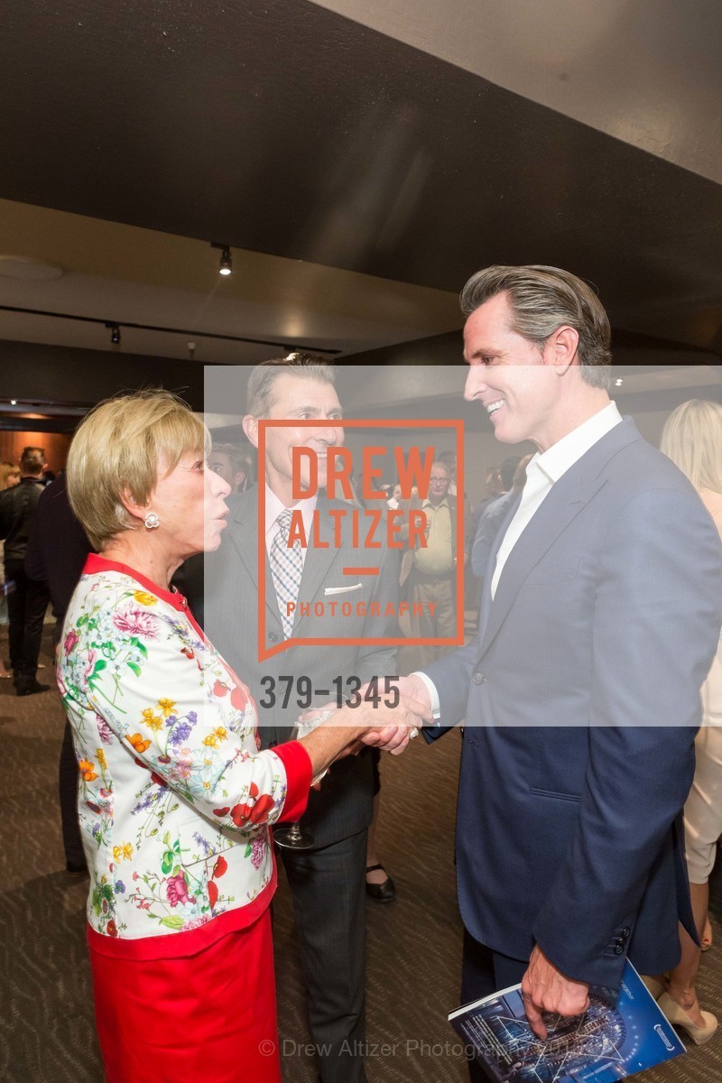 Maria Pitcairn, Robert Beadle, Gavin Newsom, Photo #379-1345