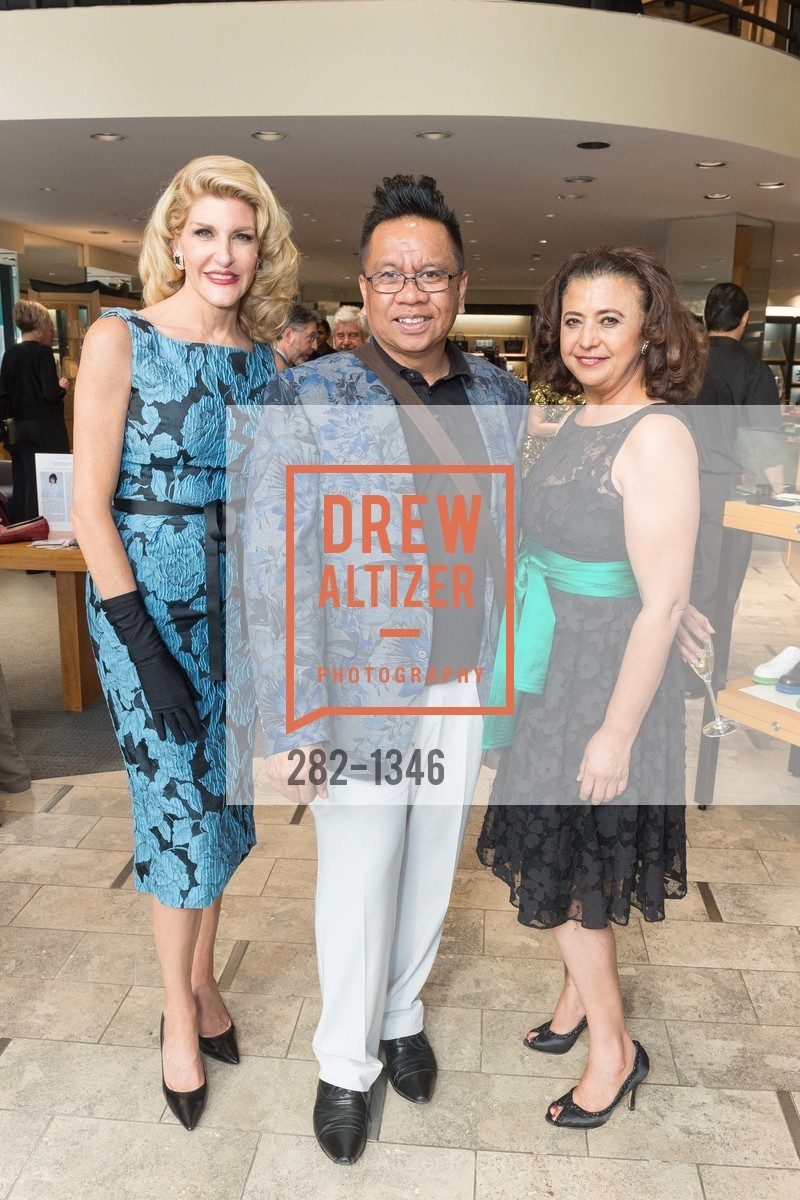 Karen Caldwell, Eddie Cotillon, Ana Morales, Fashion Fights Arthritis - Launch Party, JAKE. 619 Sansome St, San Francisco, CA 94111, Photo #282-1346 Karen Caldwell, Eddie Cotillon, Ana Morales, Photo #282-1346