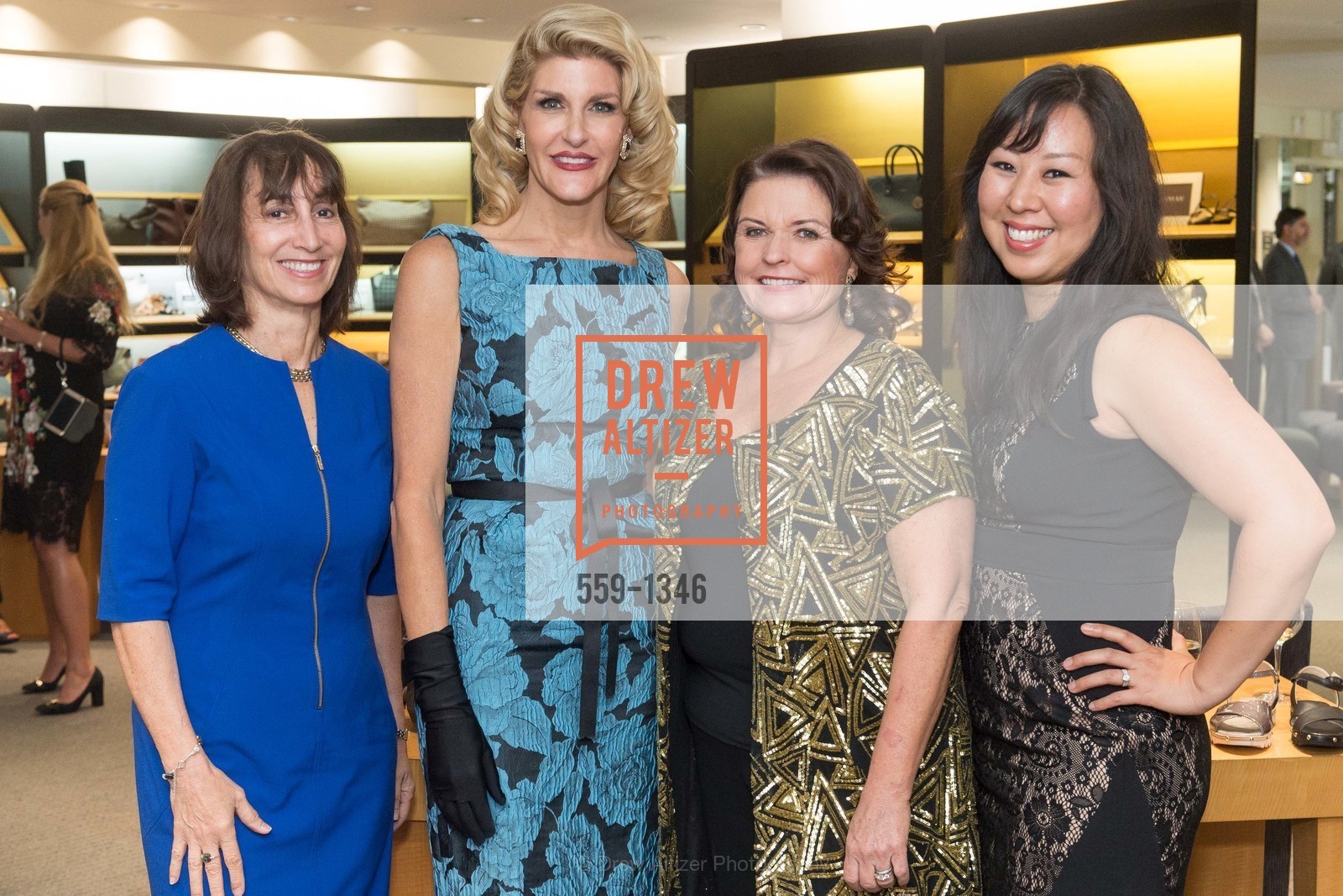 Joan Oloff, Karen Caldwell, Elizabeth Folger, Christina Choi, Fashion Fights Arthritis - Launch Party, JAKE. 619 Sansome St, San Francisco, CA 94111, Photo #559-1346 Joan Oloff, Karen Caldwell, Elizabeth Folger, Christina Choi, Photo #559-1346