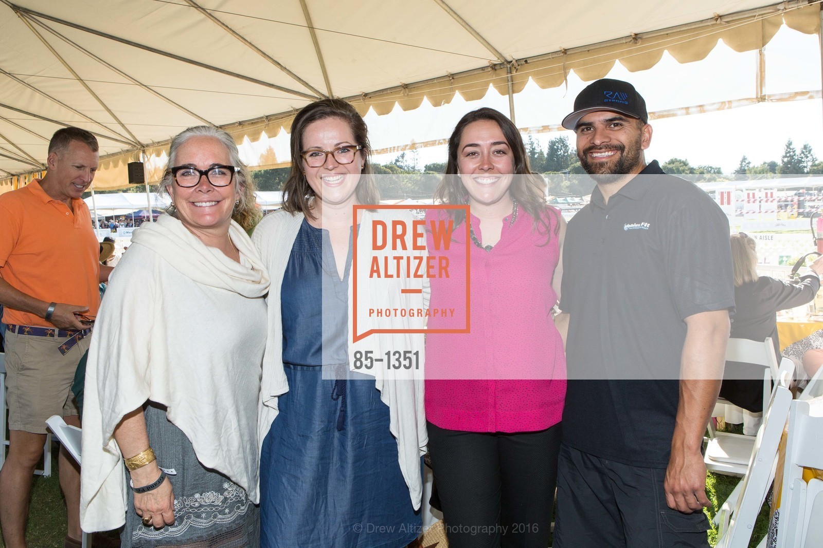 Ginna Lazar, Carolyn Phillips, Claire Lazar, Ulises Lemus, Menlo Charity Horse Show- Bently and ELLA pre-Grand Prix party, Menlo Circus Club, August 13th, 2016, Photo #85-1351 Ginna Lazar, Carolyn Phillips, Claire Lazar, Ulises Lemus, Photo #85-1351