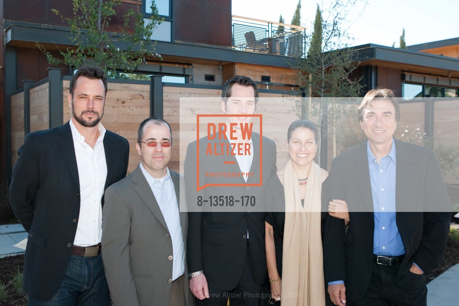 Tony Cardoza, Quintin Incao, Marc Hartenfels, Cristina Salas-Porras, Beco Salas-Porras, BARDESSONO Napa Valley Open House, US, February 3rd, 2009, Photo #8-13518-170 Tony Cardoza, Quintin Incao, Marc Hartenfels, Cristina Salas-Porras, Beco Salas-Porras, Photo #8-13518-170
