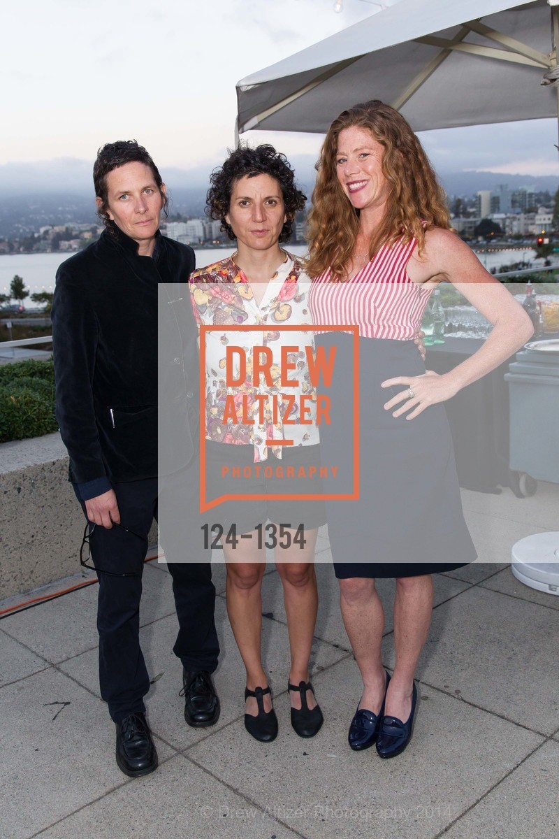 Alicia McCarthy, Sahar Khoury, Hope Bryson, OMCA and SFMOMA Celebrate Opening of Fertile Ground, Oakland Museum of California. 1000 Oak Strett, September 18th, 2014, Photo #124-1354 Alicia McCarthy, Sahar Khoury, Hope Bryson, Photo #124-1354