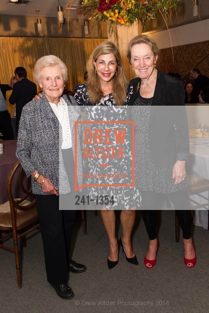 Virginia Furth, Andrea Alfano, Yvonne McCredie, OMCA and SFMOMA Celebrate Opening of Fertile Ground, Oakland Museum of California. 1000 Oak Strett, September 18th, 2014, Photo #241-1354 Virginia Furth, Andrea Alfano, Yvonne McCredie, Photo #241-1354
