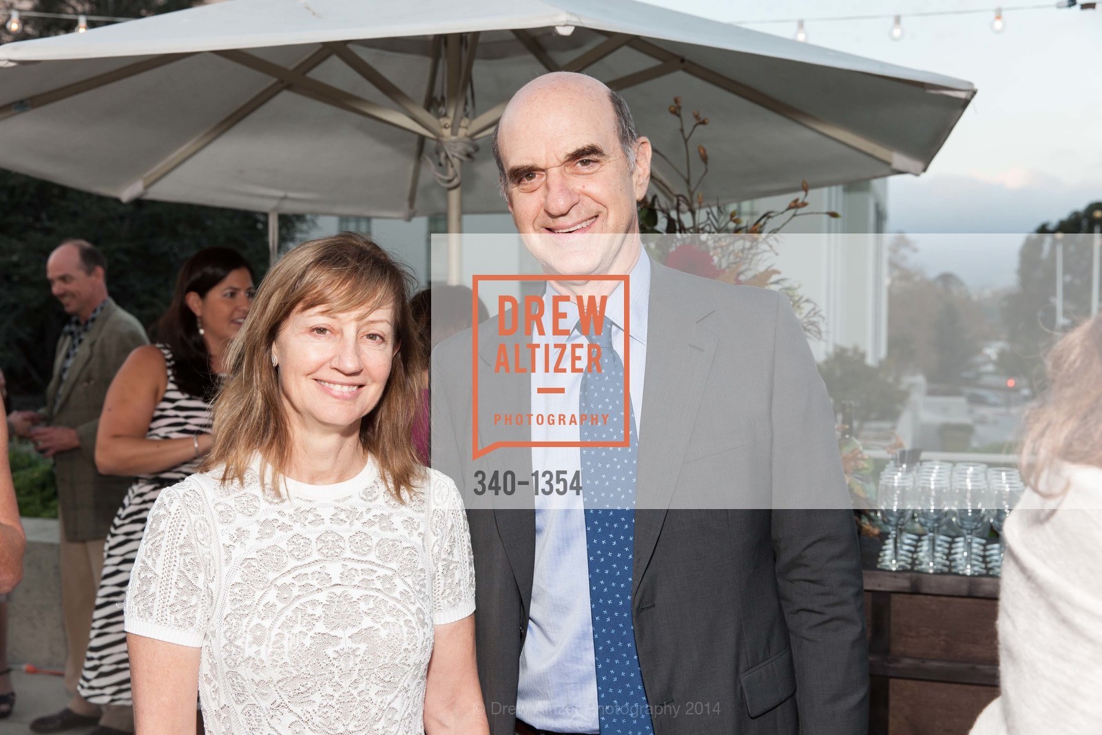 Roberta Denning, Bob Fisher, OMCA and SFMOMA Celebrate Opening of Fertile Ground, Oakland Museum of California. 1000 Oak Strett, September 18th, 2014, Photo #340-1354 Roberta Denning, Bob Fisher, Photo #340-1354