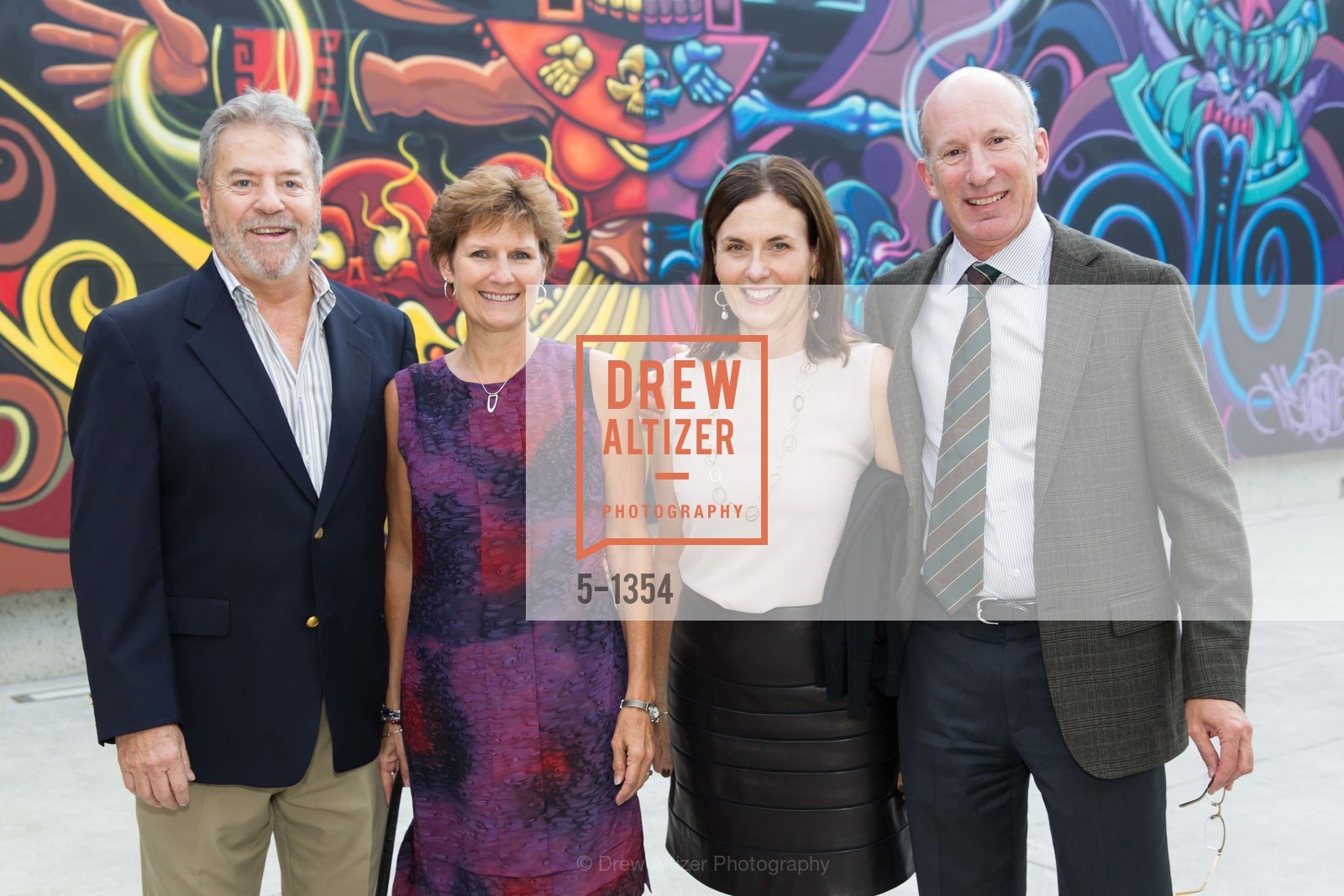 Frank Arthur, Eileen Ash, Valerie Corvin, Scott Corvin, OMCA and SFMOMA Celebrate Opening of Fertile Ground, Oakland Museum of California. 1000 Oak Strett, Photo #5-1354 Frank Arthur, Eileen Ash, Valerie Corvin, Scott Corvin, Photo #5-1354