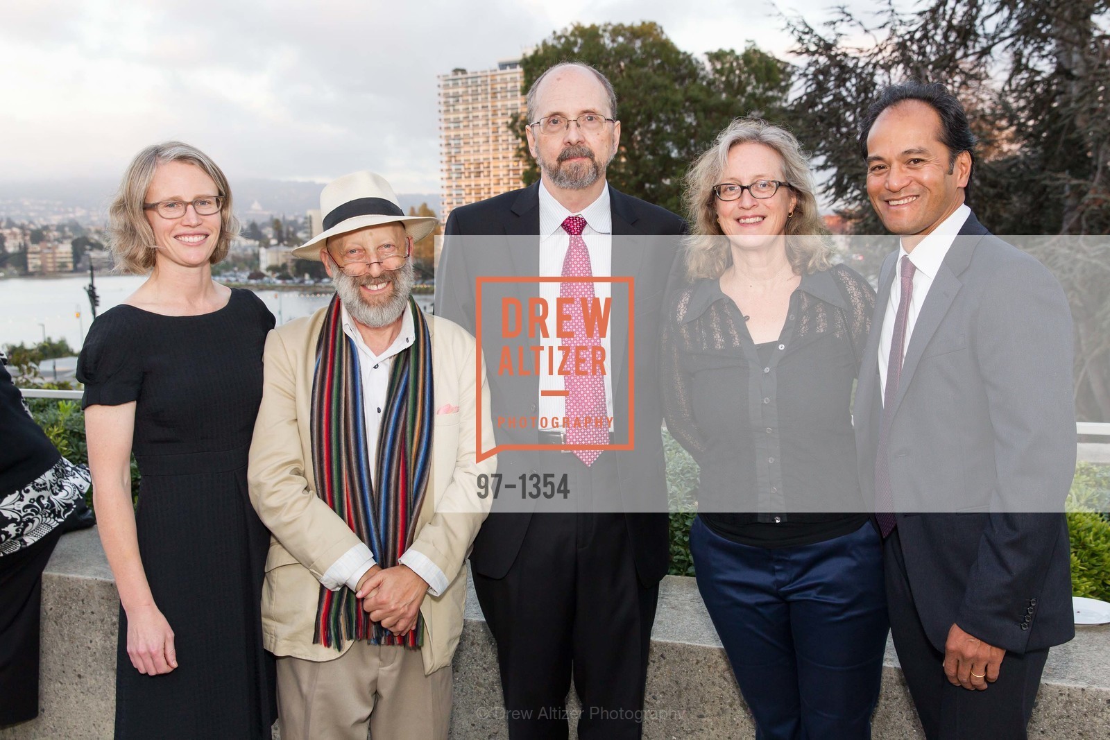 Caitlin Haskell, Peter Samis, Drew Johnson, Janet Bishop, Rene Deguzman, OMCA and SFMOMA Celebrate Opening of Fertile Ground, Oakland Museum of California. 1000 Oak Strett, Photo #97-1354 Caitlin Haskell, Peter Samis, Drew Johnson, Janet Bishop, Rene Deguzman, Photo #97-1354