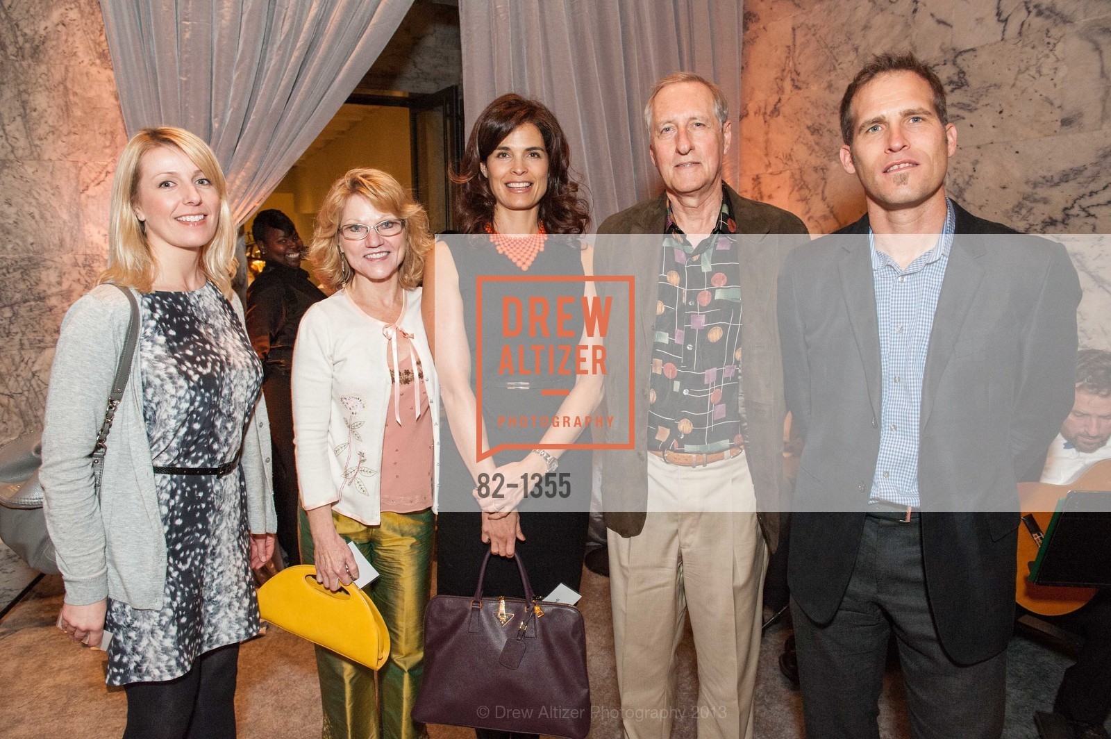 Kira Lyons, Cathy Heidenreich, Wendi Norris, Gary Heidenreich, David Maltz, SFMOMA and Cantor Arts Center Opening Reception, Cantor Arts Center. 328 Lomita Dr, November 12th, 2013, Photo #82-1355 Kira Lyons, Cathy Heidenreich, Wendi Norris, Gary Heidenreich, David Maltz, Photo #82-1355