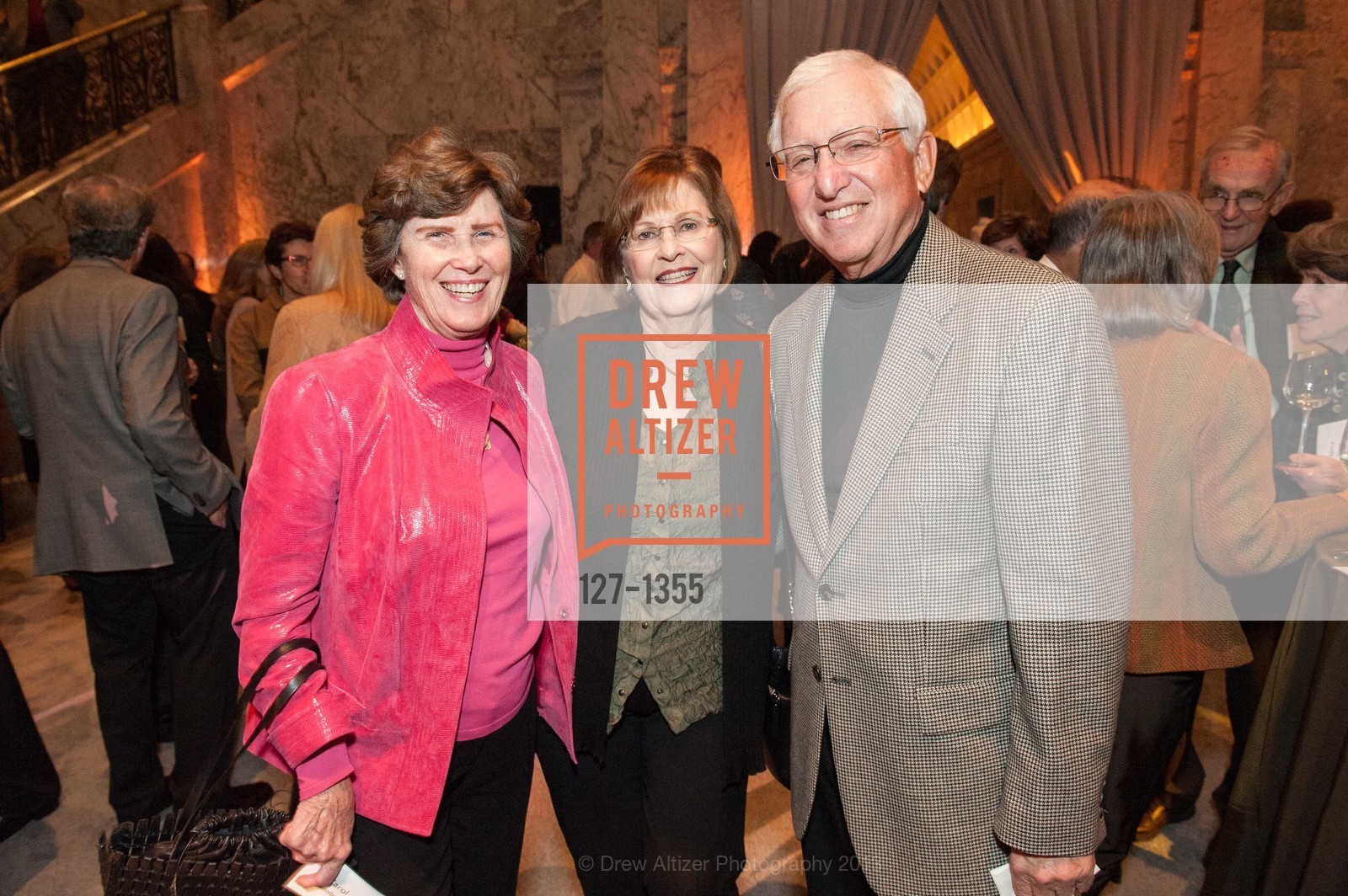 Carol Friedman, Barbara Oshman, Joel Friedman, SFMOMA and Cantor Arts Center Opening Reception, Cantor Arts Center. 328 Lomita Dr, November 12th, 2013, Photo #127-1355 Carol Friedman, Barbara Oshman, Joel Friedman, Photo #127-1355