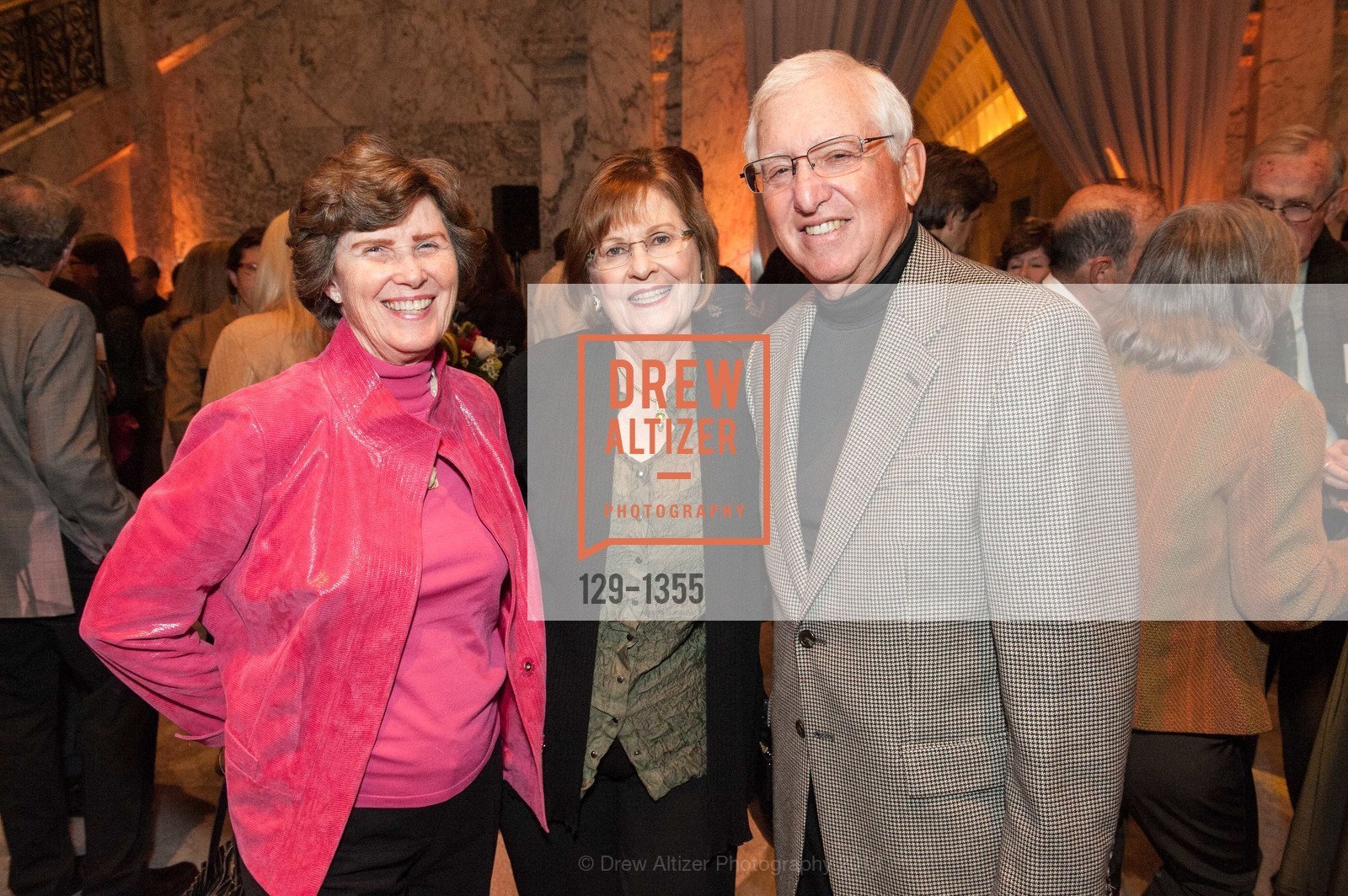 Carol Friedman, Barbara Oshman, Joel Friedman, SFMOMA and Cantor Arts Center Opening Reception, Cantor Arts Center. 328 Lomita Dr, November 12th, 2013, Photo #129-1355 Carol Friedman, Barbara Oshman, Joel Friedman, Photo #129-1355