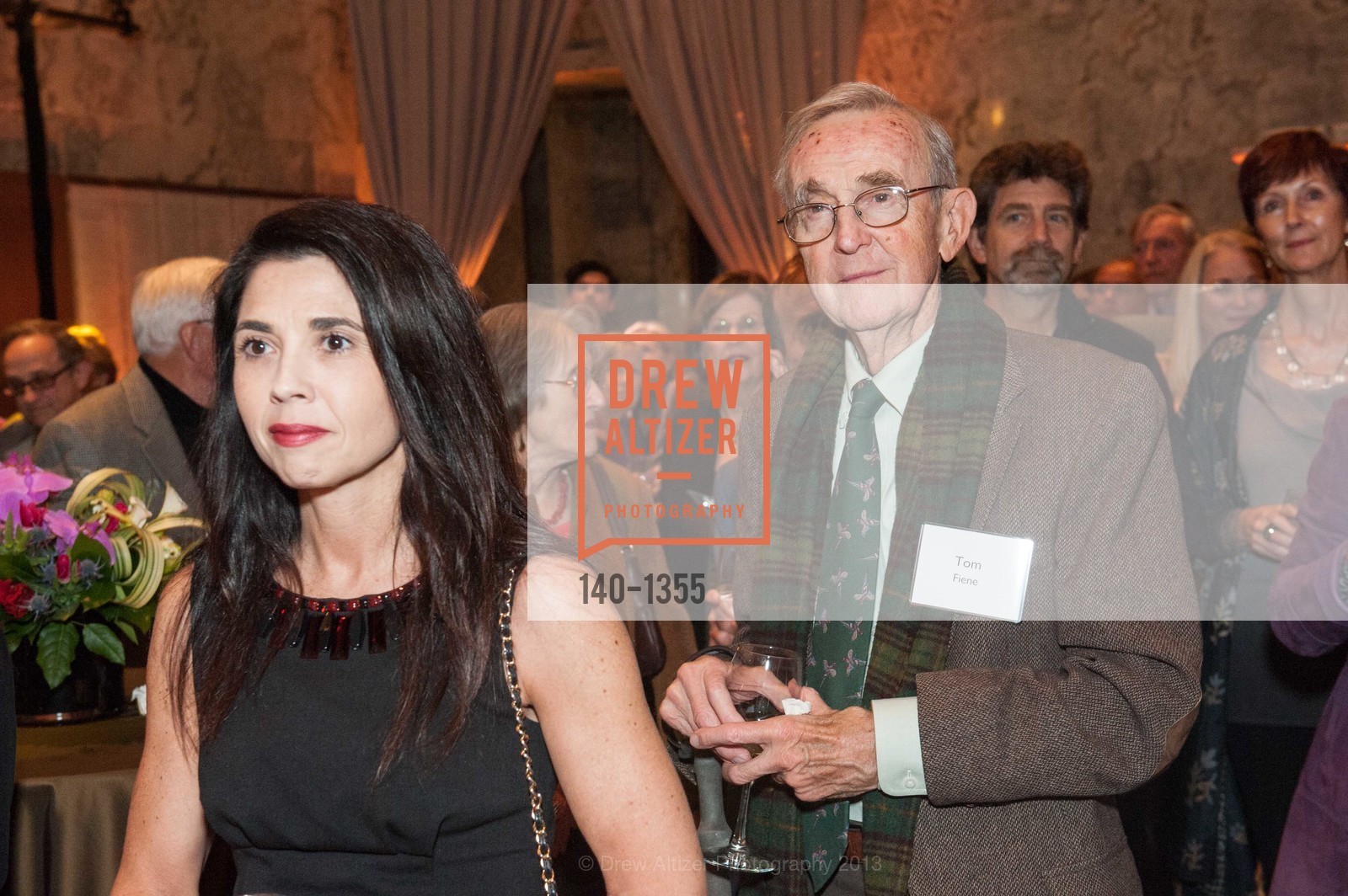 Candace Cavanaugh, Tom Fiene, SFMOMA and Cantor Arts Center Opening Reception, Cantor Arts Center. 328 Lomita Dr, November 12th, 2013, Photo #140-1355 Candace Cavanaugh, Tom Fiene, Photo #140-1355