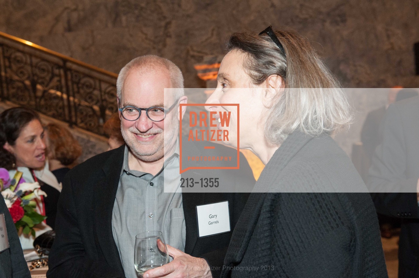 Gary Garrels, Connie Wolf, SFMOMA and Cantor Arts Center Opening Reception, Cantor Arts Center. 328 Lomita Dr, November 12th, 2013, Photo #213-1355 Gary Garrels, Connie Wolf, Photo #213-1355