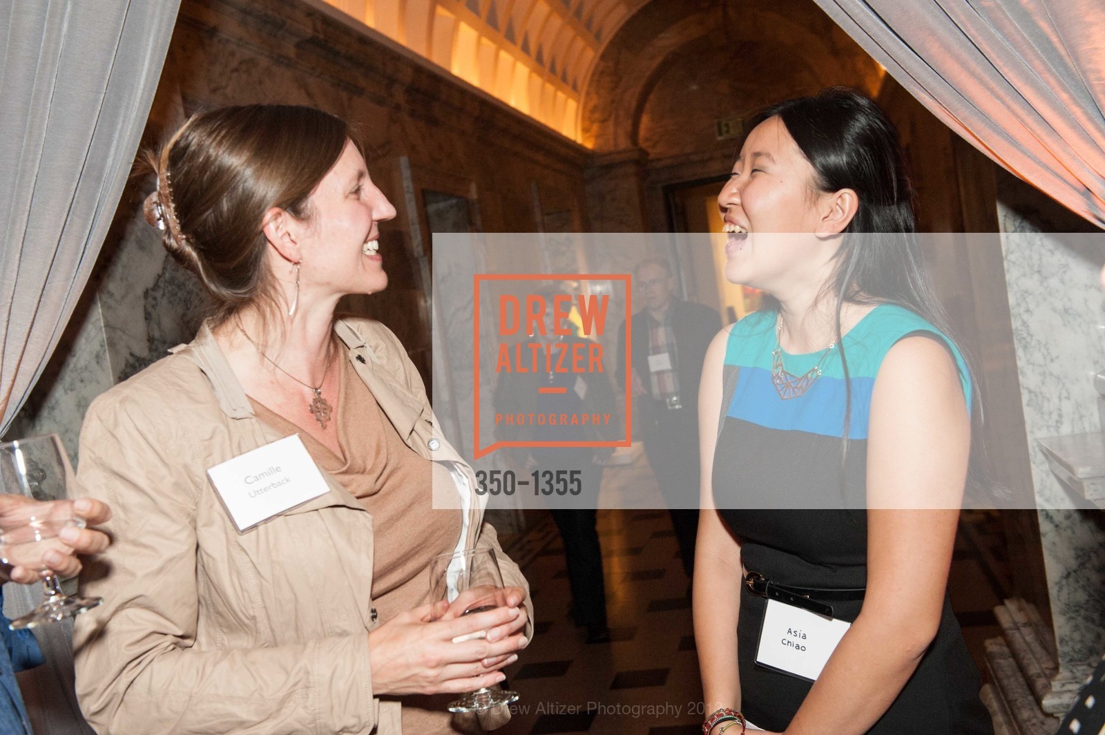 Camille Utterback, Asia Chiao, SFMOMA and Cantor Arts Center Opening Reception, Cantor Arts Center. 328 Lomita Dr, November 12th, 2013, Photo #350-1355 Camille Utterback, Asia Chiao, Photo #350-1355