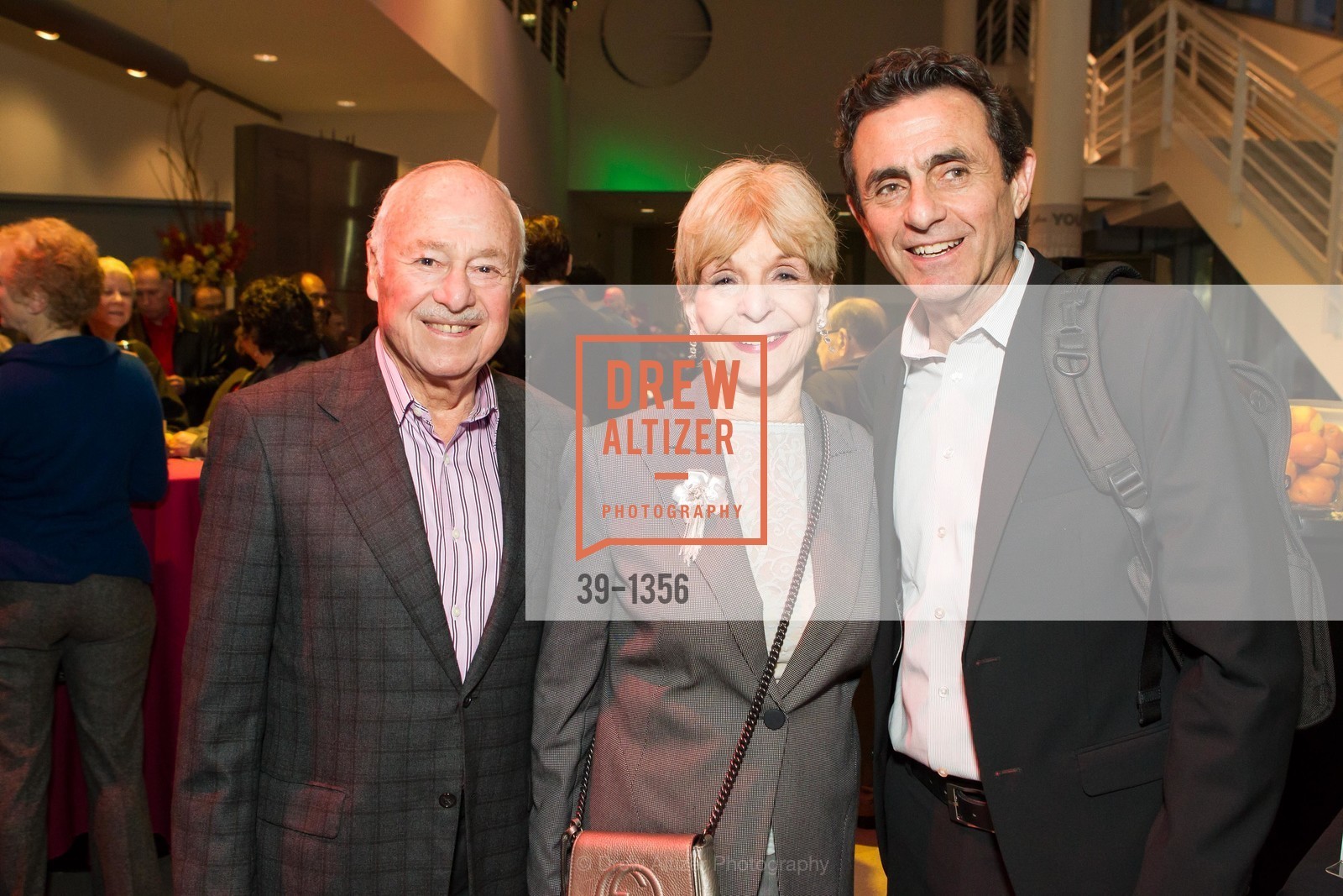 Paul Sack, Shirley Davis, Neal Benezra, SFMOMA and YBCA Celebrate Opening of Public Intimacy, Yerba Buena Center for the Arts. 701 Mission Street, Photo #39-1356 Paul Sack, Shirley Davis, Neal Benezra, Photo #39-1356