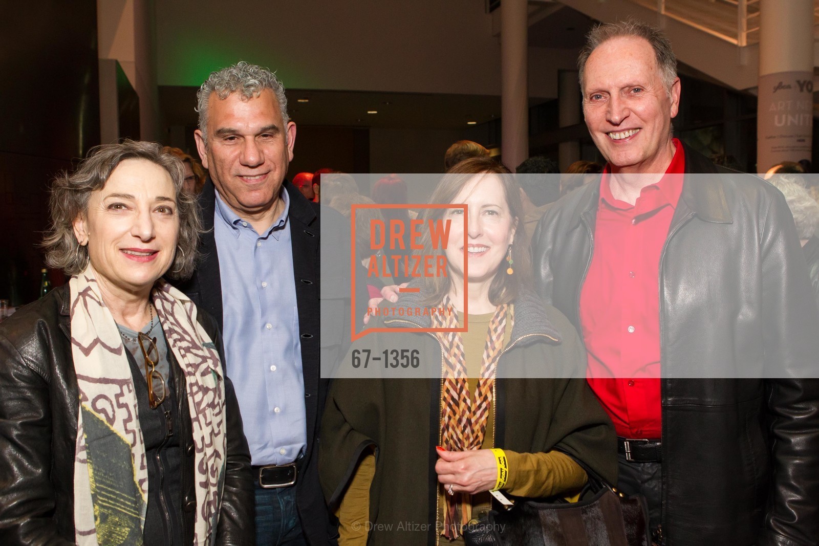 Sandra Clewans, Frank Lapetina, Maureen Knoll, Jim Knoll, SFMOMA and YBCA Celebrate Opening of Public Intimacy, Yerba Buena Center for the Arts. 701 Mission Street, Photo #67-1356 Sandra Clewans, Frank Lapetina, Maureen Knoll, Jim Knoll, Photo #67-1356