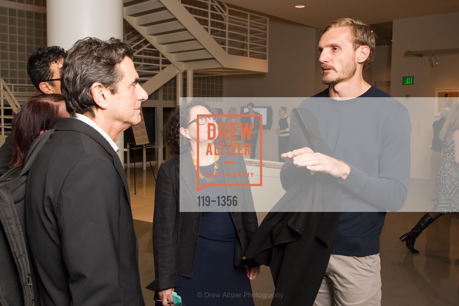 Neal Benezra, Deborah Cullinan, Betti-Sue Hertz, Dominic Willston, Vaughn Sadie, SFMOMA and YBCA Celebrate Opening of Public Intimacy, Yerba Buena Center for the Arts. 701 Mission Street, Photo #119-1356 Neal Benezra, Deborah Cullinan, Betti-Sue Hertz, Dominic Willston, Vaughn Sadie, Photo #119-1356