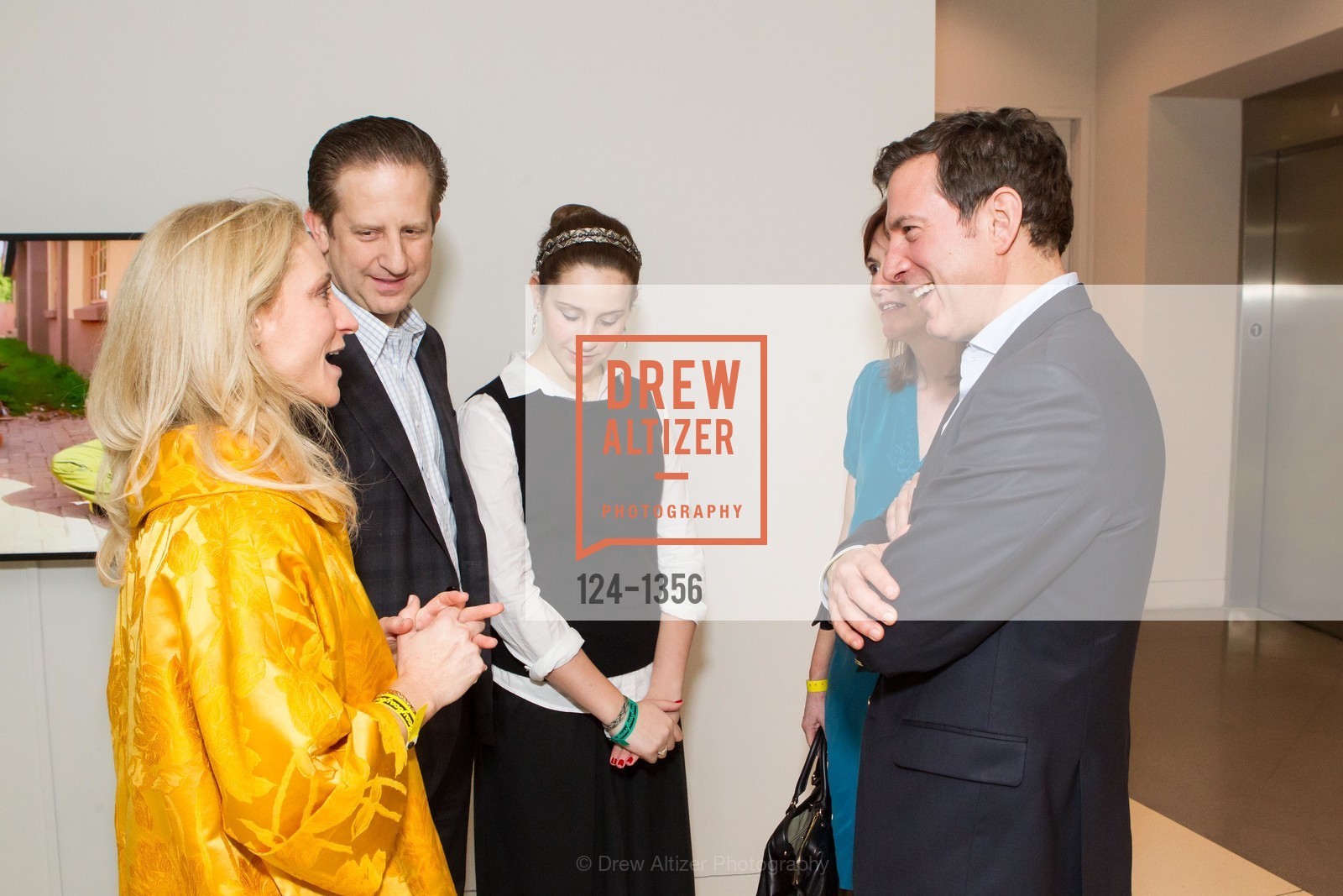 Joni Binder, Robert Shwarts, Maia Shwarts, Katie Tamony, SFMOMA and YBCA Celebrate Opening of Public Intimacy, Yerba Buena Center for the Arts. 701 Mission Street, Photo #124-1356 Joni Binder, Robert Shwarts, Maia Shwarts, Katie Tamony, Photo #124-1356