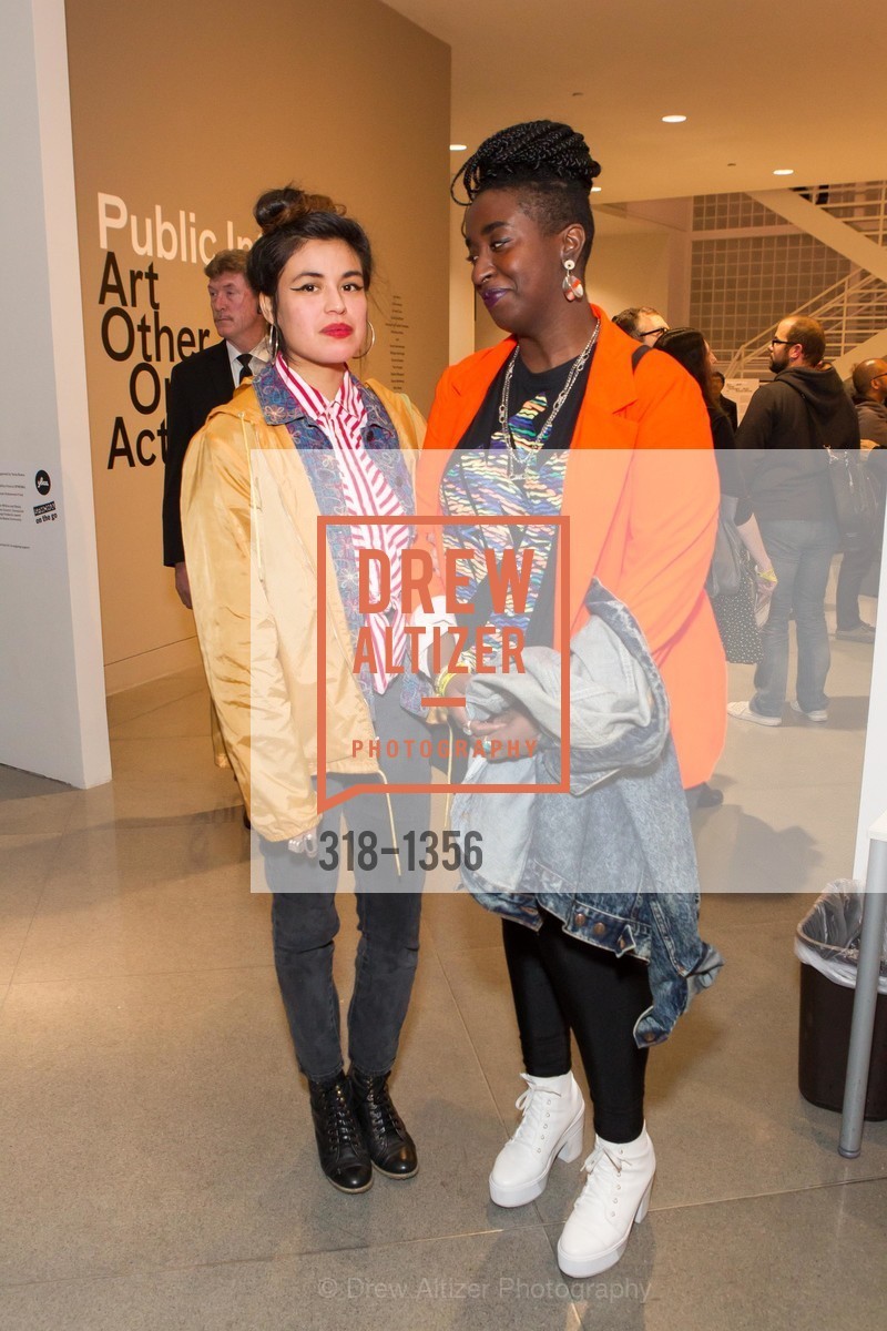 Grace Rosario Perkins, Yetunde Olagbaju, SFMOMA and YBCA Celebrate Opening of Public Intimacy, Yerba Buena Center for the Arts. 701 Mission Street, Photo #318-1356 Grace Rosario Perkins, Yetunde Olagbaju, Photo #318-1356
