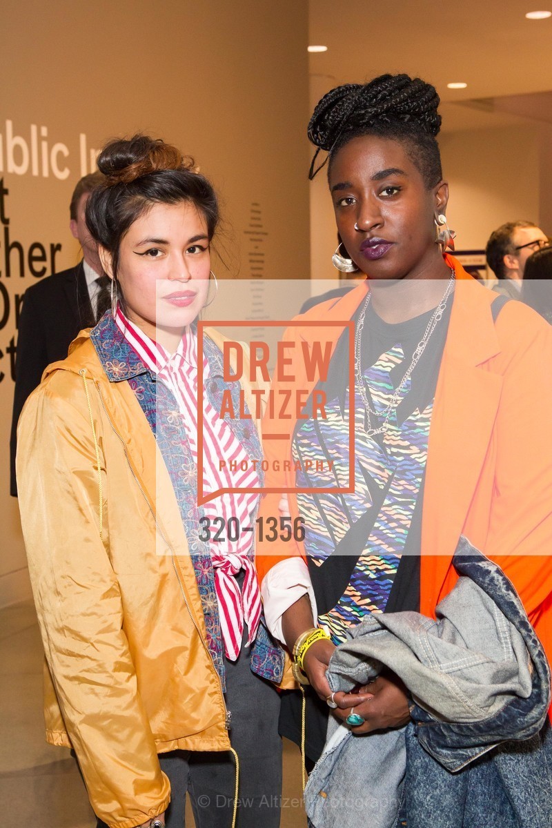 Grace Rosario Perkins, Yetunde Olagbaju, SFMOMA and YBCA Celebrate Opening of Public Intimacy, Yerba Buena Center for the Arts. 701 Mission Street, Photo #320-1356 Grace Rosario Perkins, Yetunde Olagbaju, Photo #320-1356