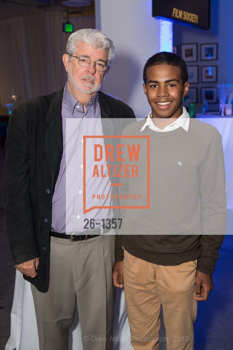 George Lucas, Victor Frieling, SFMOMA Bay Area Treasure Launch Party, Yammer Headquarters. 1355 Market St, September 20th, 2013, Photo #26-1357 George Lucas, Victor Frieling, Photo #26-1357