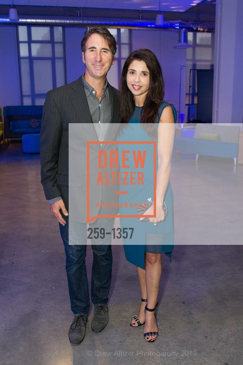 Mario Rodigherio, Candace Cavanaugh, SFMOMA Bay Area Treasure Launch Party, Yammer Headquarters. 1355 Market St, September 20th, 2013, Photo #259-1357 Mario Rodigherio, Candace Cavanaugh, Photo #259-1357