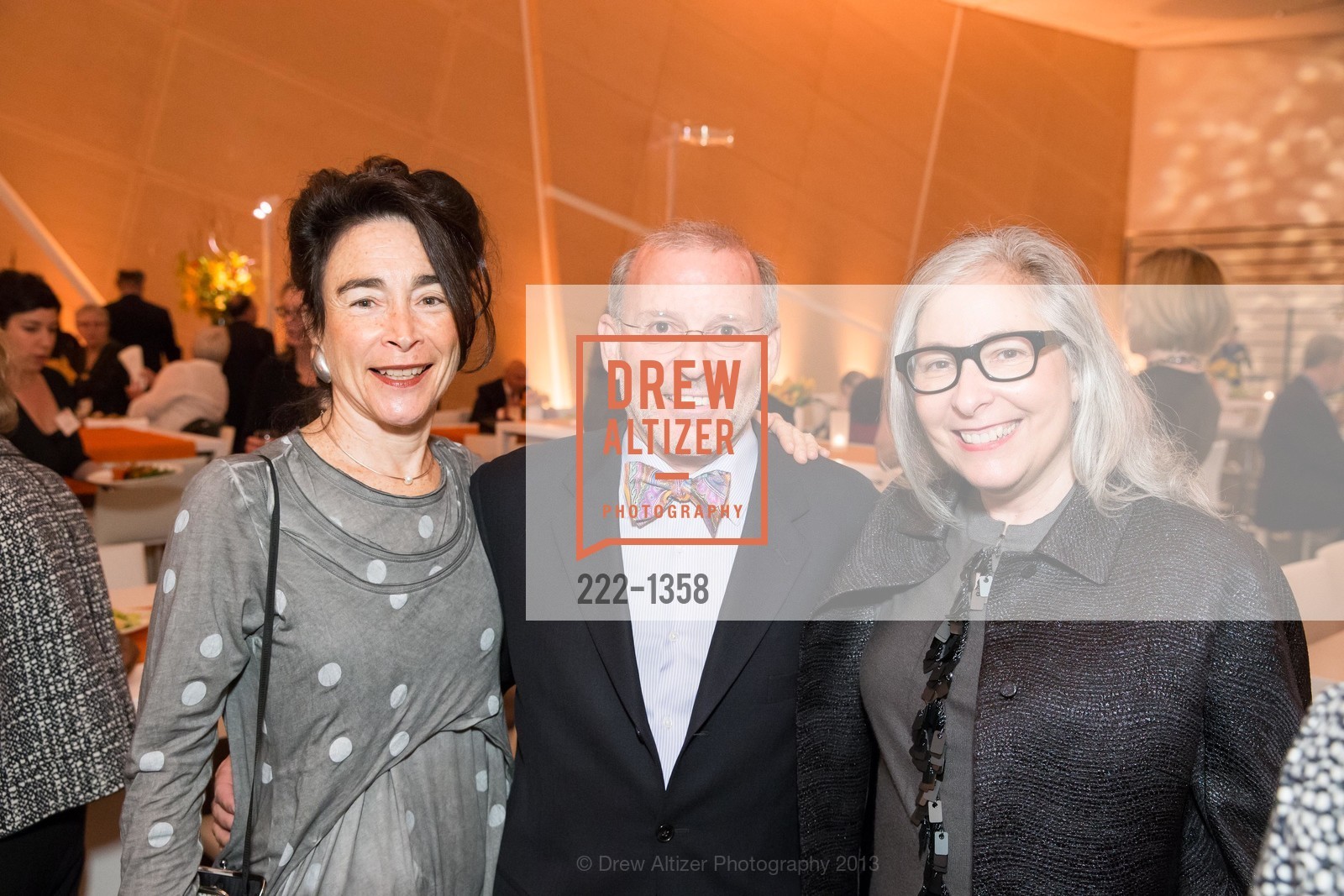 Barbara Wollner, Howard Wollner, Lori Starr, SFMOMA Beyond Belief Opening Reception, Contemporary Jewish Museum. San Francisco, California, June 26th, 2013, Photo #222-1358 Barbara Wollner, Howard Wollner, Lori Starr, Photo #222-1358