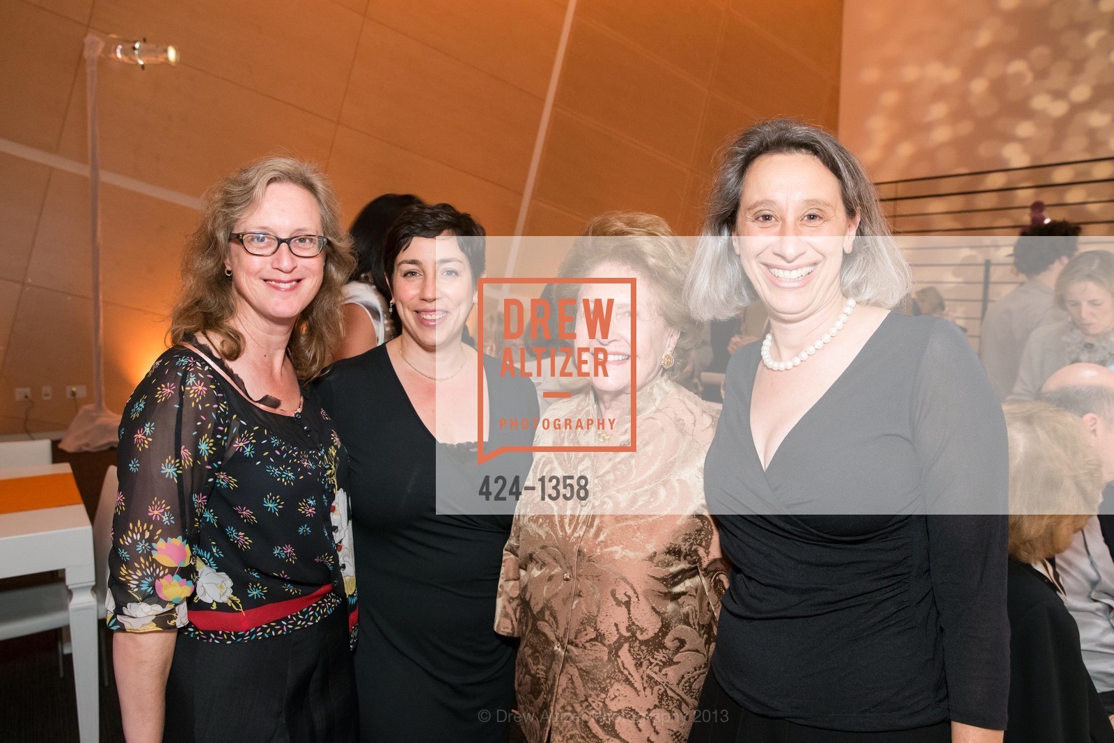 Janet Bishop, Corey Keller, Phyllis Moldaw, Connie Wolf, SFMOMA Beyond Belief Opening Reception, Contemporary Jewish Museum. San Francisco, California, June 26th, 2013, Photo #424-1358 Janet Bishop, Corey Keller, Phyllis Moldaw, Connie Wolf, Photo #424-1358