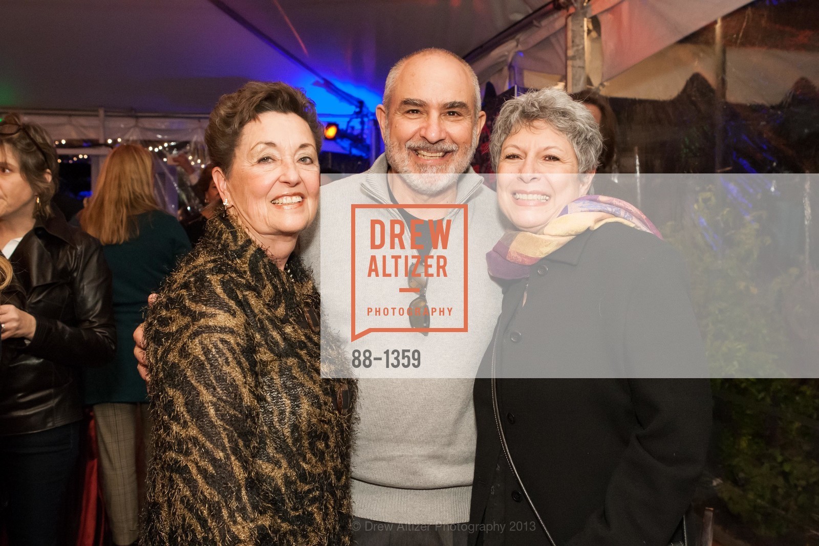 Jane Reed, Charles Garoian, Sherrie Garoian, SFMOMA Opening Reception for Project Los Altos, Los Altos History Musem. Los Altos, California, November 6th, 2013, Photo #88-1359 Jane Reed, Charles Garoian, Sherrie Garoian, Photo #88-1359