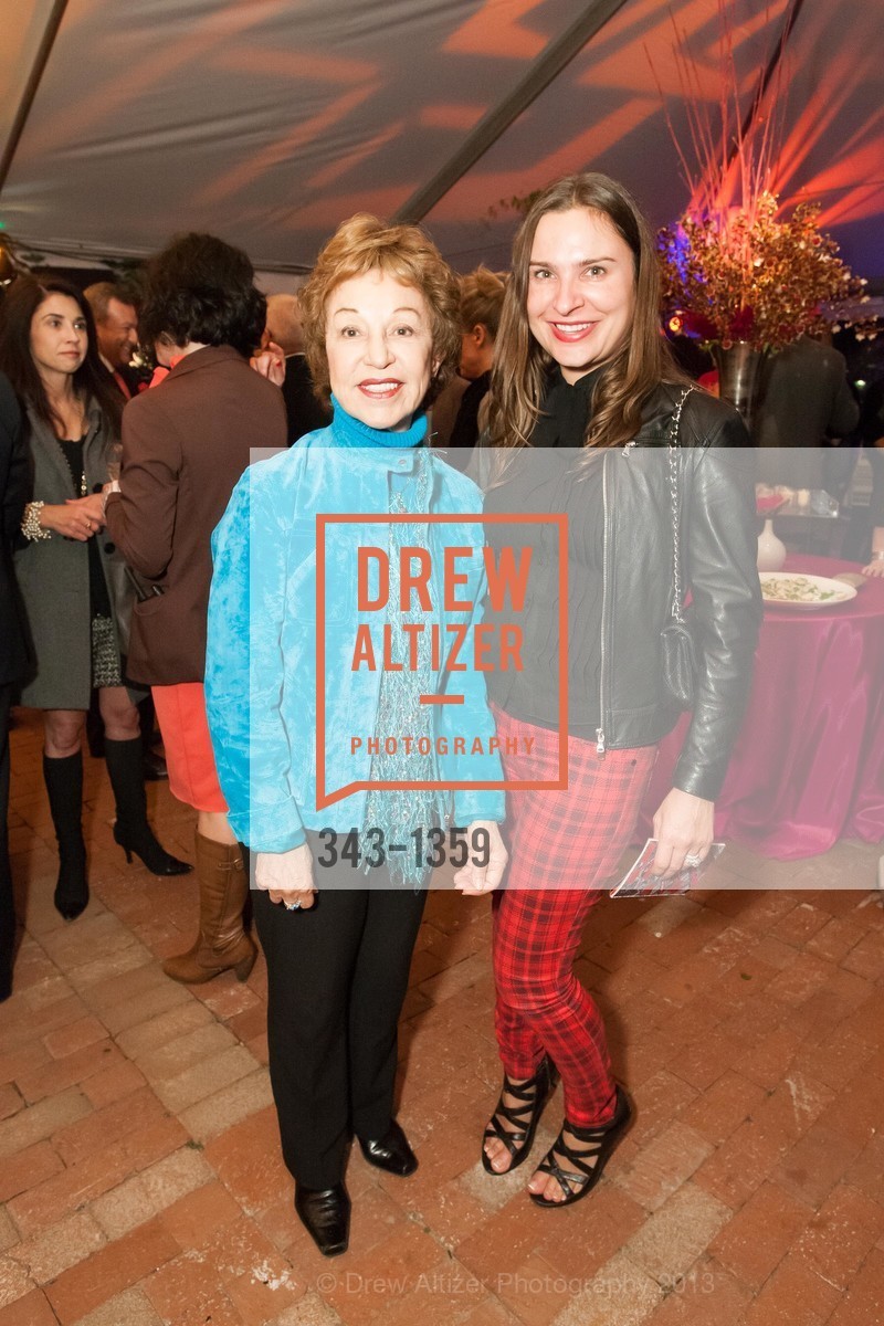 Nomi Trapnell, Angela Robins, SFMOMA Opening Reception for Project Los Altos, Los Altos History Musem. Los Altos, California, November 6th, 2013, Photo #343-1359 Nomi Trapnell, Angela Robins, Photo #343-1359