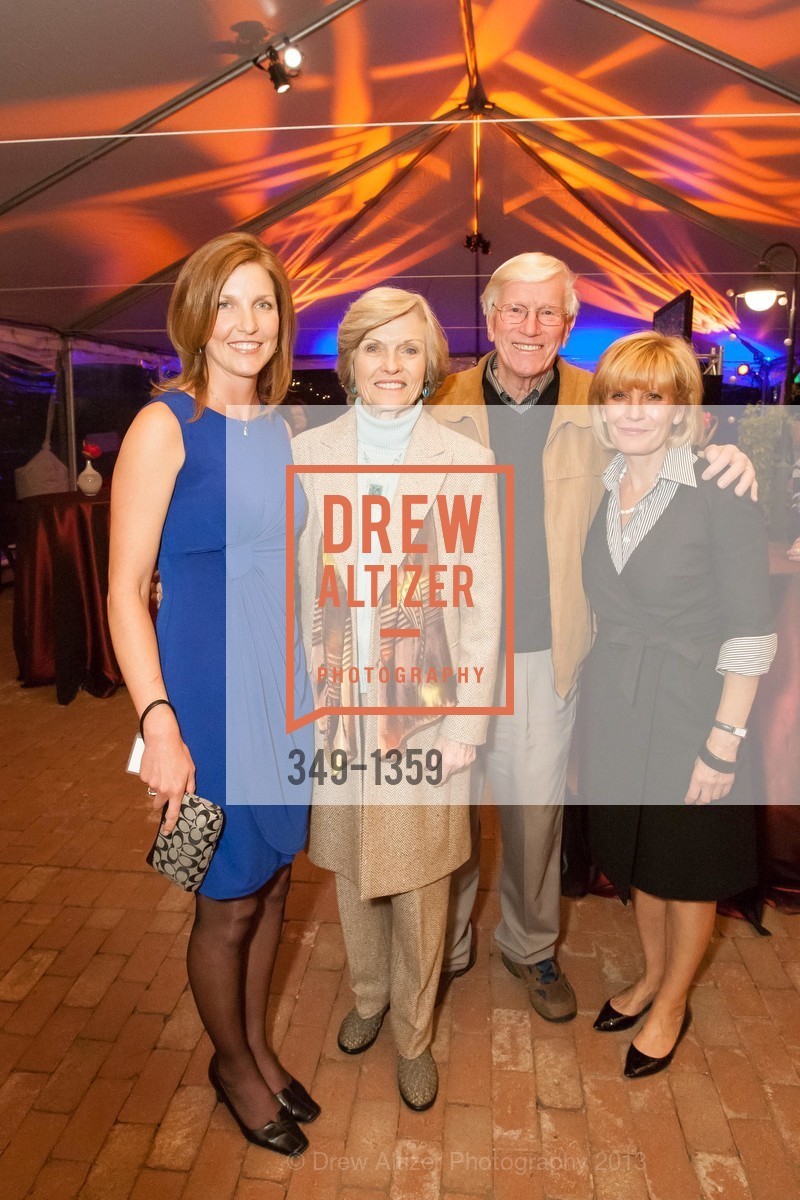 Brooke Ray Smith, Liz Nyberg, Paul Nyberg, Nancy Dunaway, SFMOMA Opening Reception for Project Los Altos, Los Altos History Musem. Los Altos, California, November 6th, 2013, Photo #349-1359 Brooke Ray Smith, Liz Nyberg, Paul Nyberg, Nancy Dunaway, Photo #349-1359