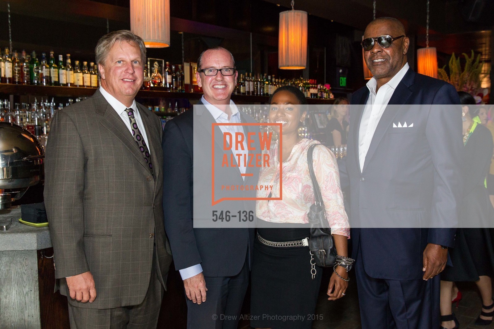 Michael Mohrrman, Joseph Deery, Keysha Bailey, Michael Baines, Gucci & Vogue Dinner, MatrixFillmore. MatrixFillmore, May 27th, 2015, Photo #546-136 Michael Mohrrman, Joseph Deery, Keysha Bailey, Michael Baines, Photo #546-136