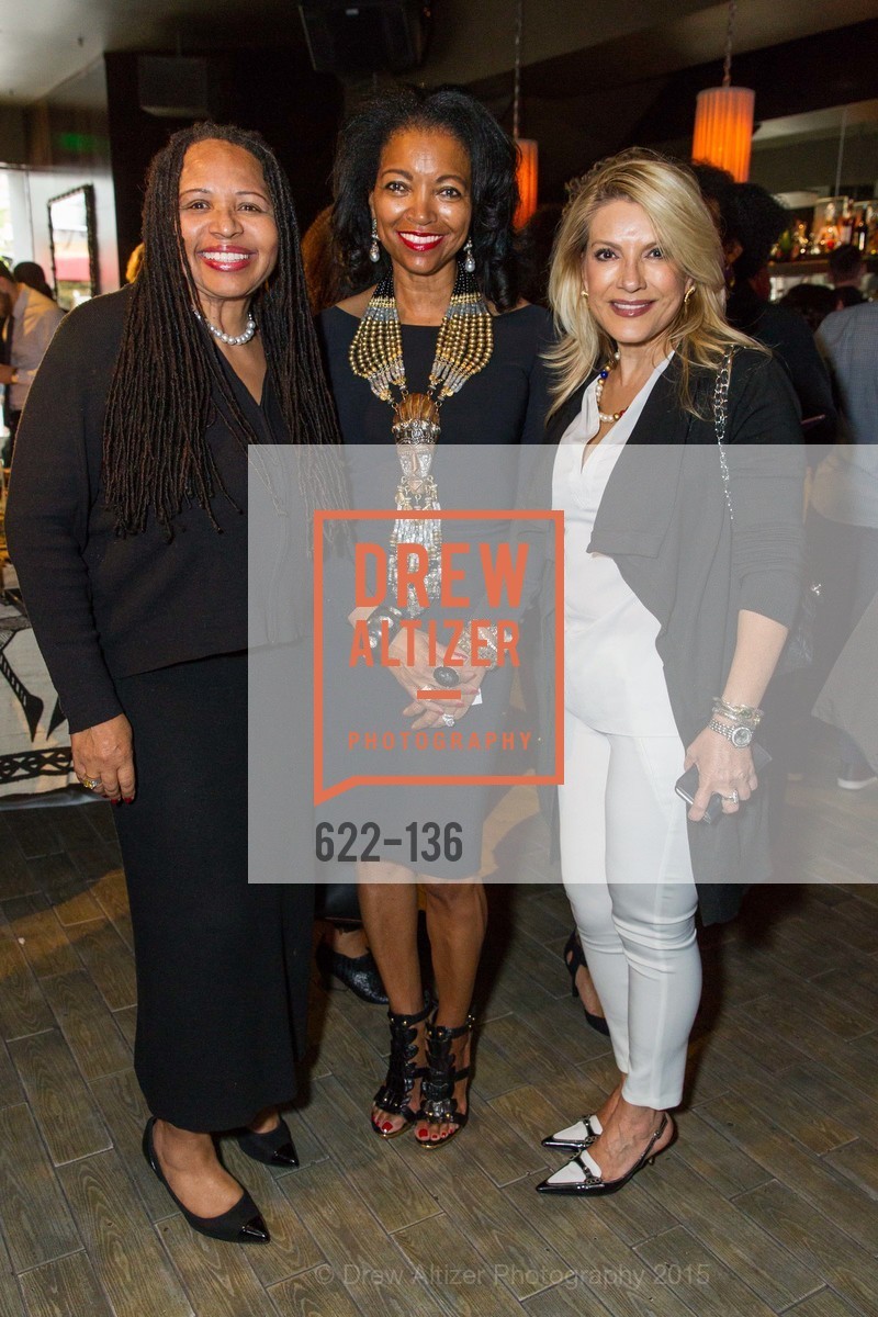 Deborah Matthews, Denise Bradley Tyson, Rebeca Iranshahr, Gucci & Vogue Dinner, MatrixFillmore. MatrixFillmore, May 27th, 2015, Photo #622-136 Deborah Matthews, Denise Bradley Tyson, Rebeca Iranshahr, Photo #622-136