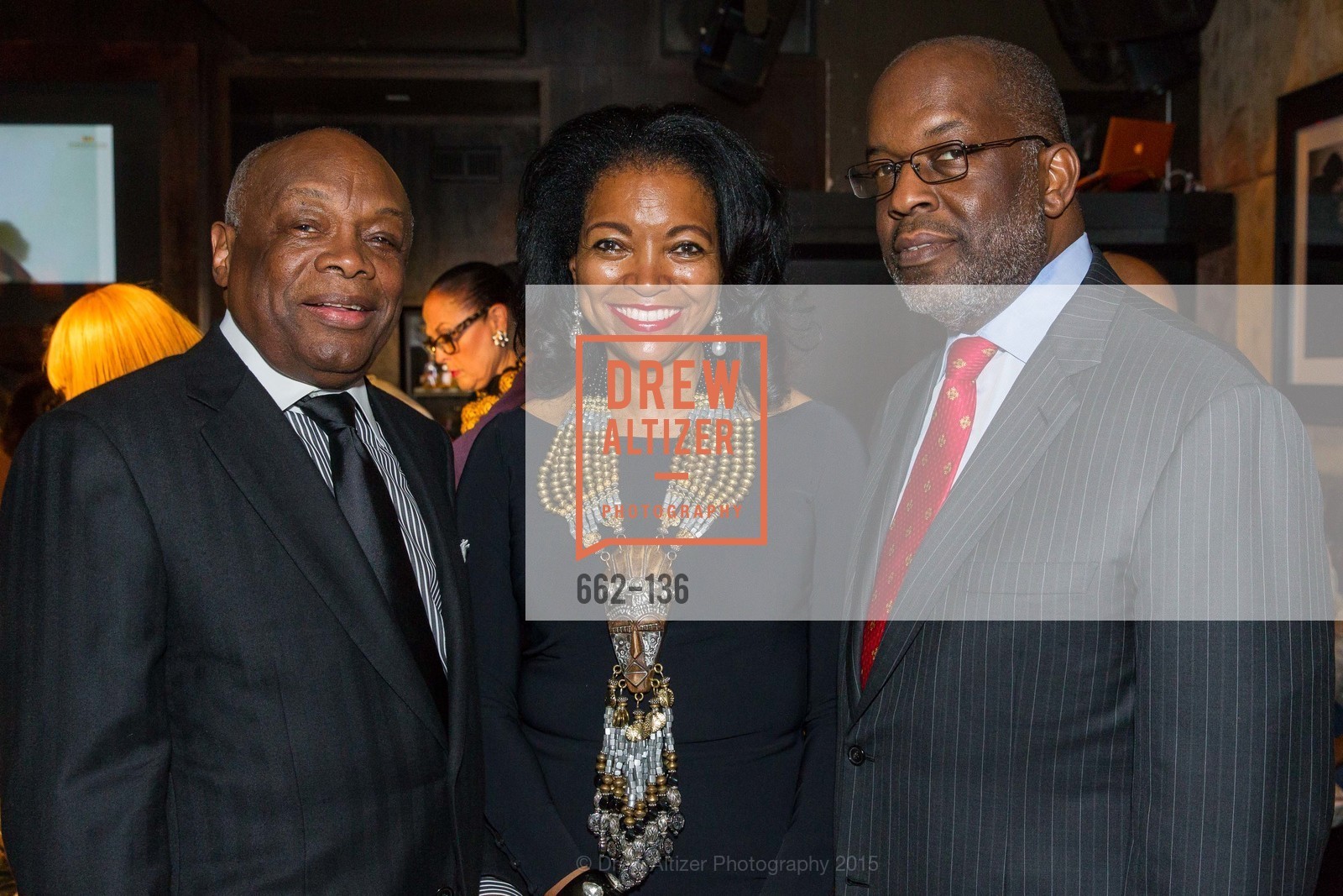 Willie Brown, Denise Bradley Tyson, Bernard Tyson, Photo #662-136