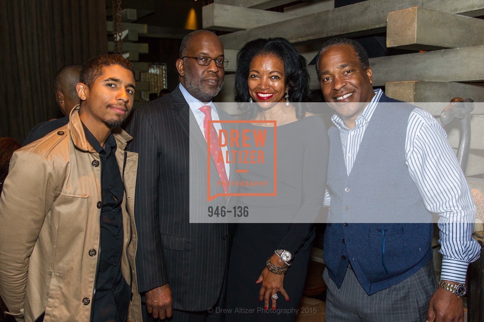 Chris Lyons, Bernard Tyson, Denise Bradley Tyson, Inspired Luxe Launch Party hosted by Denise Bradley-Tyson, MatrixFillmore, May 27th, 2015,Drew Altizer, Drew Altizer Photography, full-service agency, private events, San Francisco photographer, photographer california