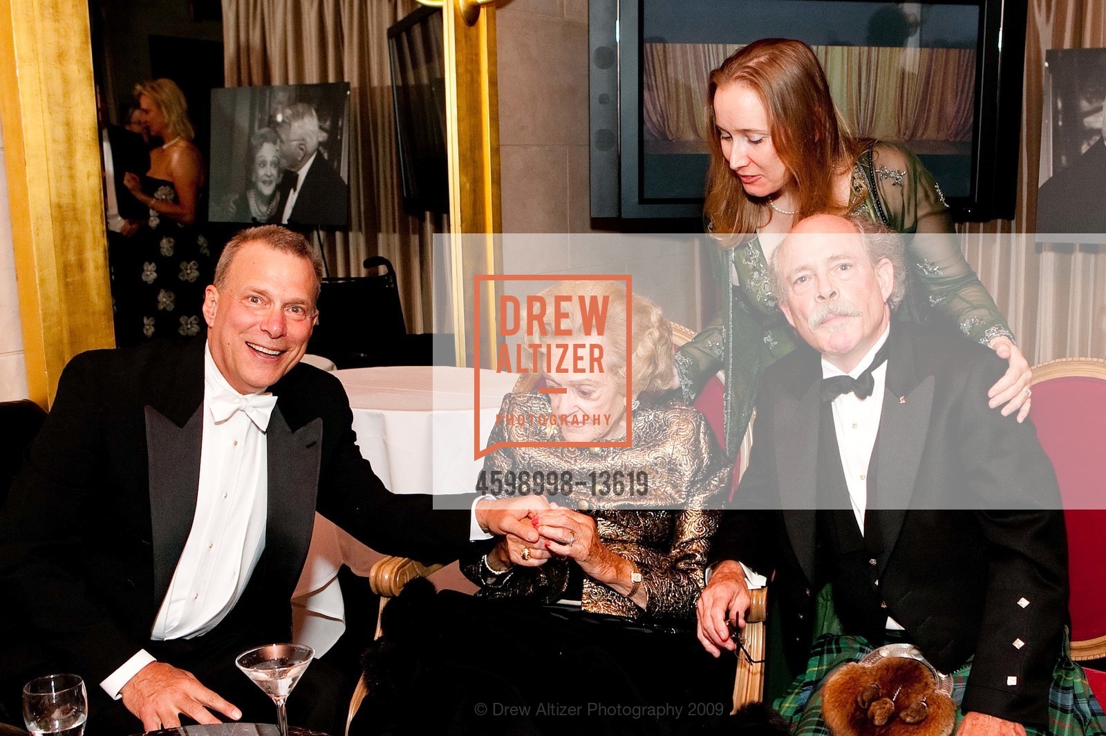 David Gockley, Jeannik Méquet Littlefield, Ed Littlefield, Laura Littlefield, OPERA GUILD Arrivals & Intermission For The San Francisco Opera's 2009 Opening Night Gala, San Francisco War Memorial Opera House. 301 Van Ness Ave, San Francisco, CA 94102, September 11th, 2009, Photo #4598998-13619 David Gockley, Jeannik Méquet Littlefield, Ed Littlefield, Laura Littlefield, Photo #4598998-13619