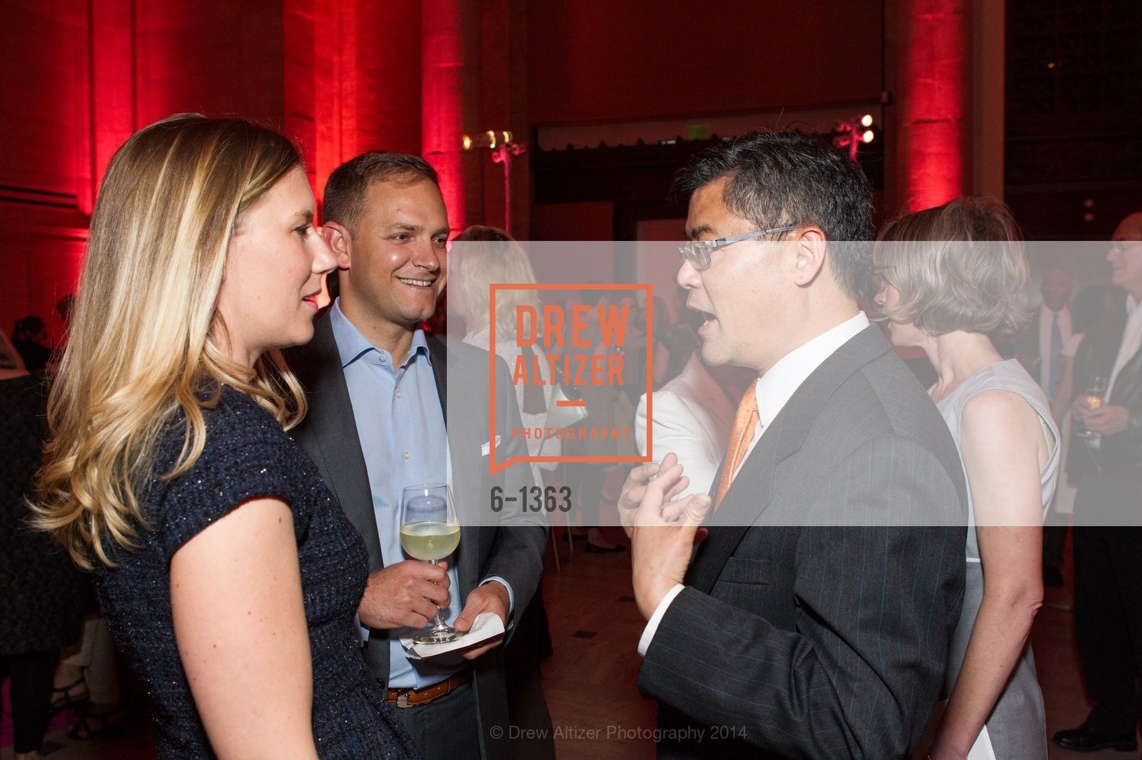 Allison Harding, Keith Feldman, Jay Hsu, SFMOMA Opening Reception for Gorgeous, Asian Art Museum. San Francisco, California, June 19th, 2014, Photo #6-1363 Allison Harding, Keith Feldman, Jay Hsu, Photo #6-1363