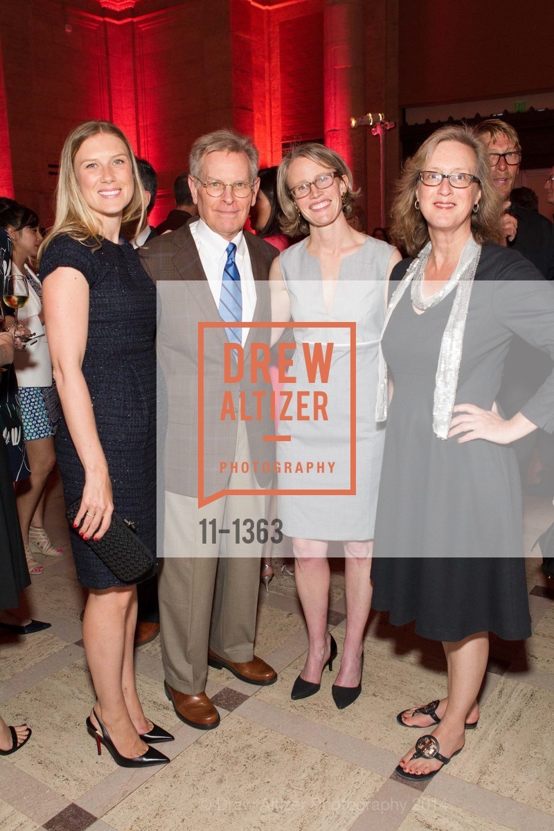 Allison Harding, Forest McGill, Caitlin Haskell, Janet Bishop, SFMOMA Opening Reception for Gorgeous, Asian Art Museum. San Francisco, California, June 19th, 2014, Photo #11-1363 Allison Harding, Forest McGill, Caitlin Haskell, Janet Bishop, Photo #11-1363