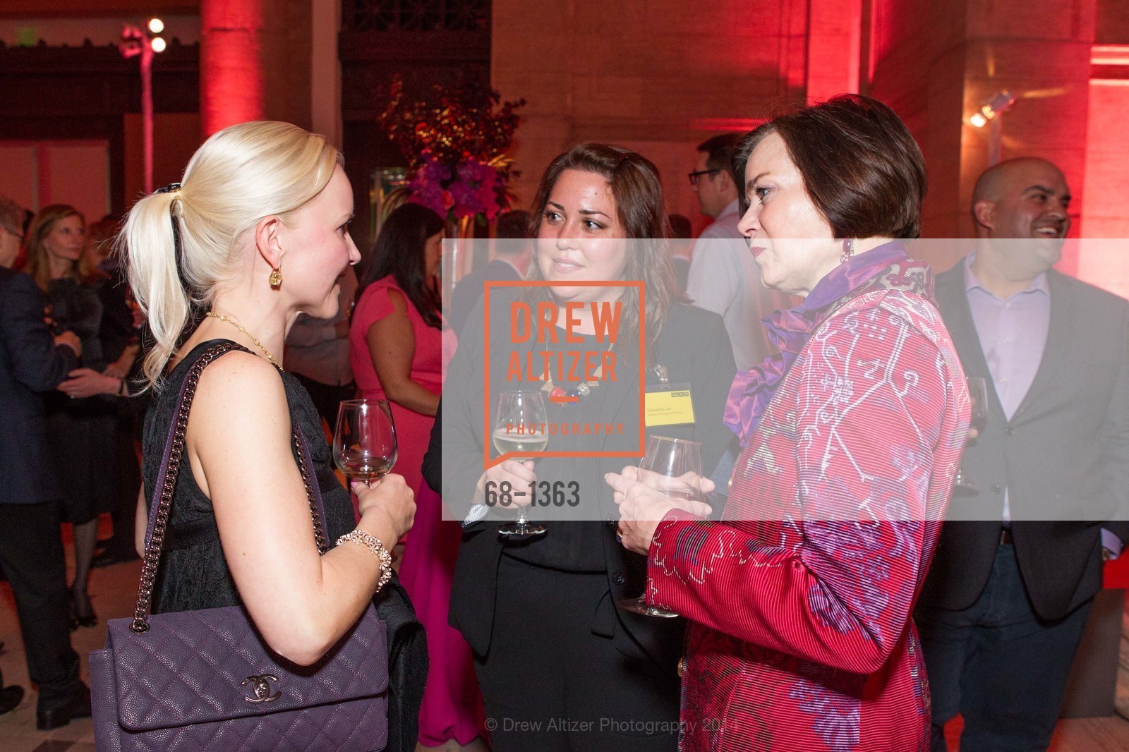 Nathalie Delrue-McGuire, Samantha Leo, Lucy Buchanan, SFMOMA Opening Reception for Gorgeous, Asian Art Museum. San Francisco, California, June 19th, 2014, Photo #68-1363 Nathalie Delrue-McGuire, Samantha Leo, Lucy Buchanan, Photo #68-1363