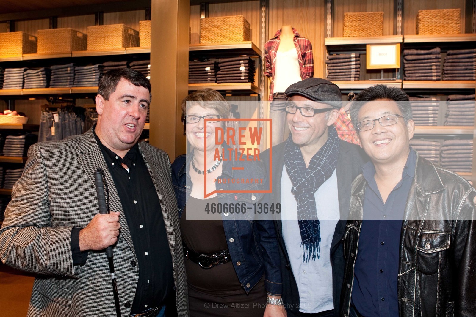 Jim Gibbons, Erik Joule, Michael Kobori, Deborah Alvarez-Rodriguez, Levi Strauss & Co. celebrates the launch of a new partnership with Goodwill, US, October 22nd, 2009, Photo #4606666-13649 Jim Gibbons, Erik Joule, Michael Kobori, Deborah Alvarez-Rodriguez, Photo #4606666-13649