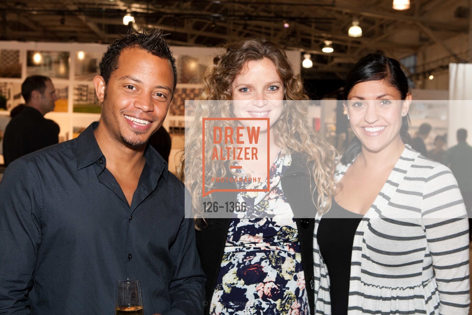 Daniel Davies, Carrie Wunschel Adams, Emily Uribel, SF20/21 Opening Night, A Benefit for SFMOMA, Festival Pavilion. Fort Mason, California, September 15th, 2011, Photo #126-1366 Daniel Davies, Carrie Wunschel Adams, Emily Uribel, Photo #126-1366
