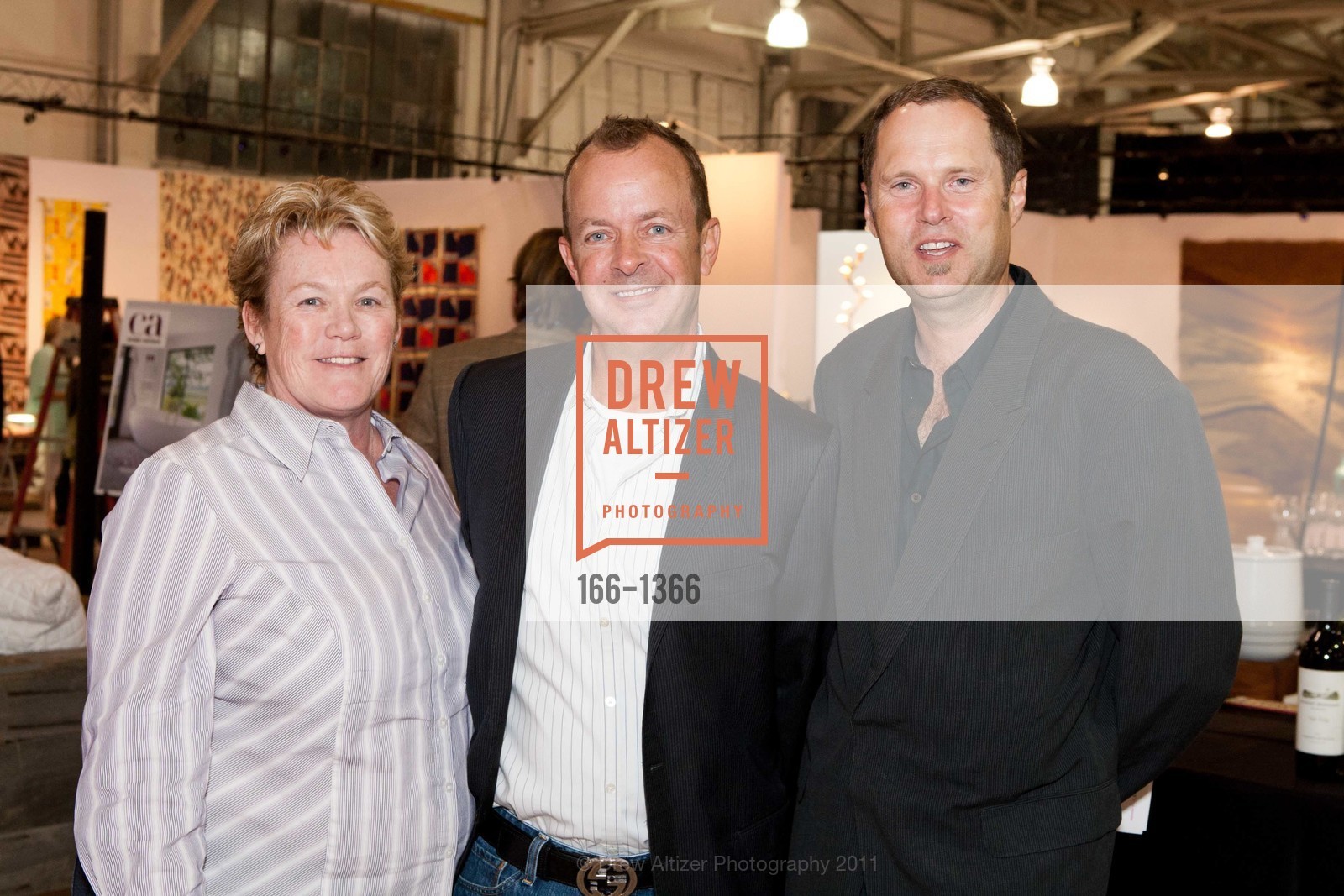 Rosemary Krieger, Gordon Merkle, Eric Blasen, SF20/21 Opening Night, A Benefit for SFMOMA, Festival Pavilion. Fort Mason, California, September 15th, 2011, Photo #166-1366 Rosemary Krieger, Gordon Merkle, Eric Blasen, Photo #166-1366