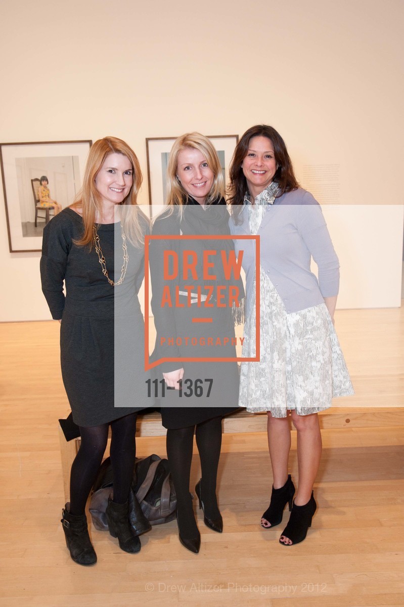Julie Casemore, Kira Lyons, Jenny Bay, Opening Receptions for Mark Bradford and Rineke Dijkstra, SFMOMA. San Francisco, California, February 15th, 2012, Photo #111-1367 Julie Casemore, Kira Lyons, Jenny Bay, Photo #111-1367