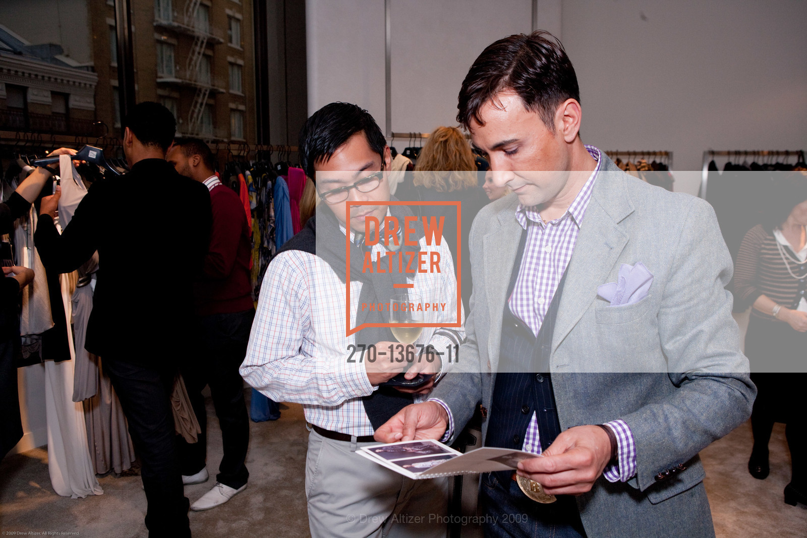 Brian Valmonte, Bertrand Pellegrin, Saks Fifth Avenue San Francisco hosts Yigal Azrouel, US, October 22nd, 2009, Photo #270-13676-11 Brian Valmonte, Bertrand Pellegrin, Photo #270-13676-11