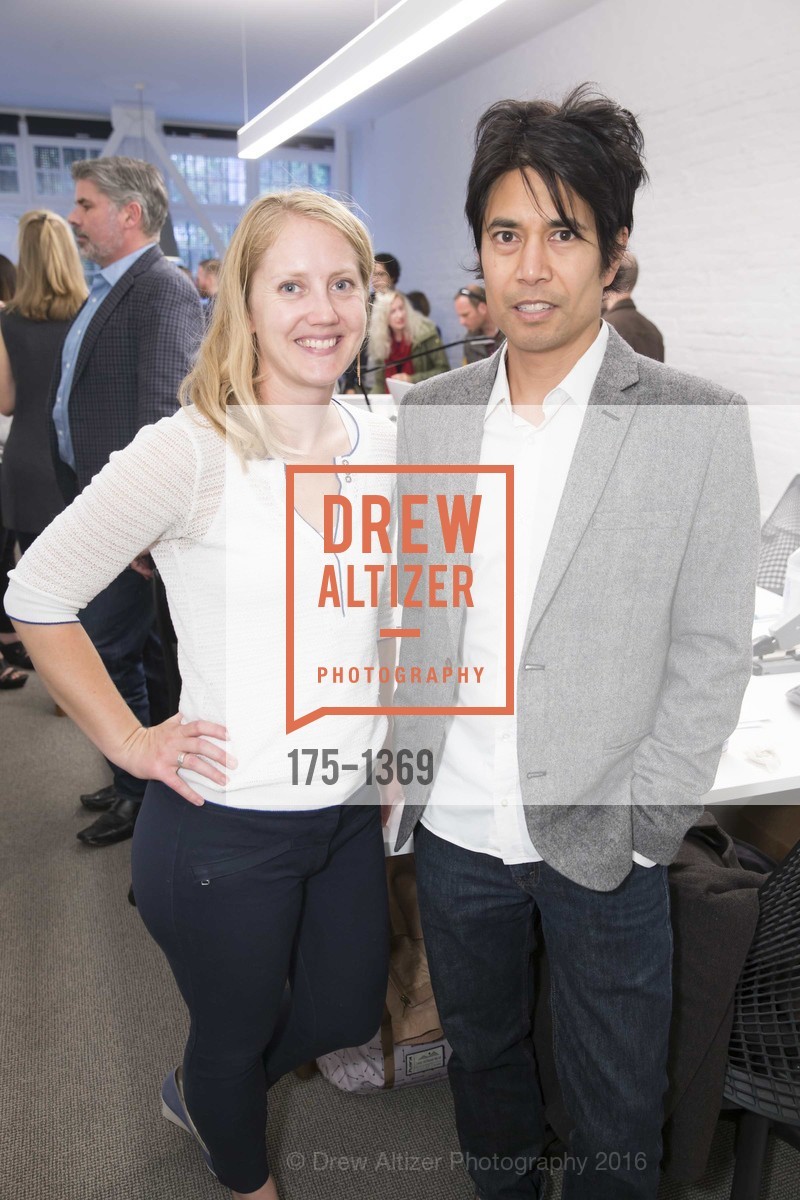 Bridget Shank, Renato Jose, Clayton Timbrell & Co Office Opening, Clayton Timbrell & Co. 90 Cedar St, August 18th, 2016, Photo #175-1369 Bridget Shank, Renato Jose, Photo #175-1369