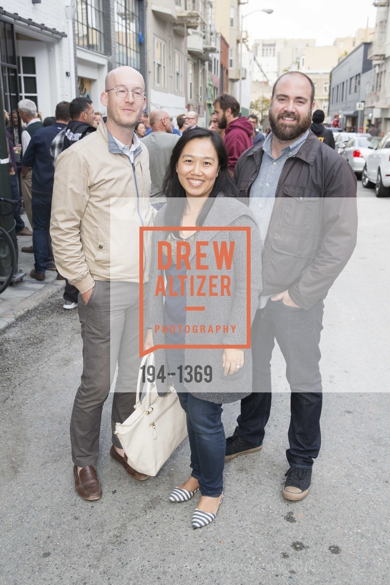 Benjamin McGriff, Karen Moy, Justin Trigg, Clayton Timbrell & Co Office Opening, Clayton Timbrell & Co. 90 Cedar St, August 18th, 2016, Photo #194-1369 Benjamin McGriff, Karen Moy, Justin Trigg, Photo #194-1369