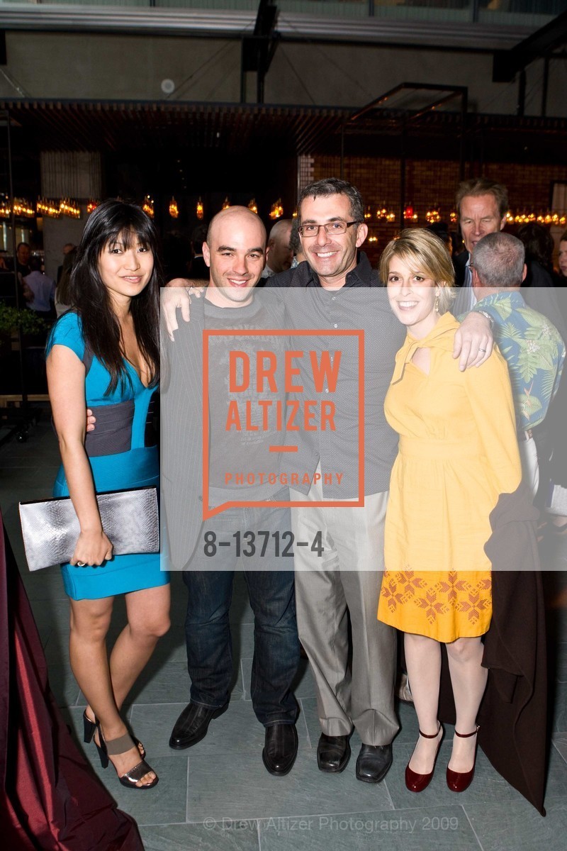 Erin Kim, Matthew Cowan, Mark Schachter, Charlene Schachter, Grand Opening of MICHAEL MINA's RN74, US, April 24th, 2009, Photo #8-13712-4 Erin Kim, Matthew Cowan, Mark Schachter, Charlene Schachter, Photo #8-13712-4