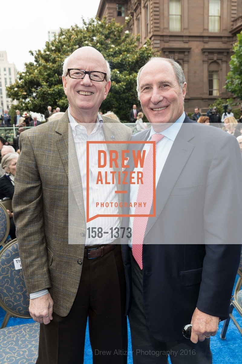 Tom Horn, John Goldman, Public Dedication & Unveiling for Tony Bennett Commemorative Statue, Fairmont, August 19th, 2016, Photo #158-1373 Tom Horn, John Goldman, Photo #158-1373